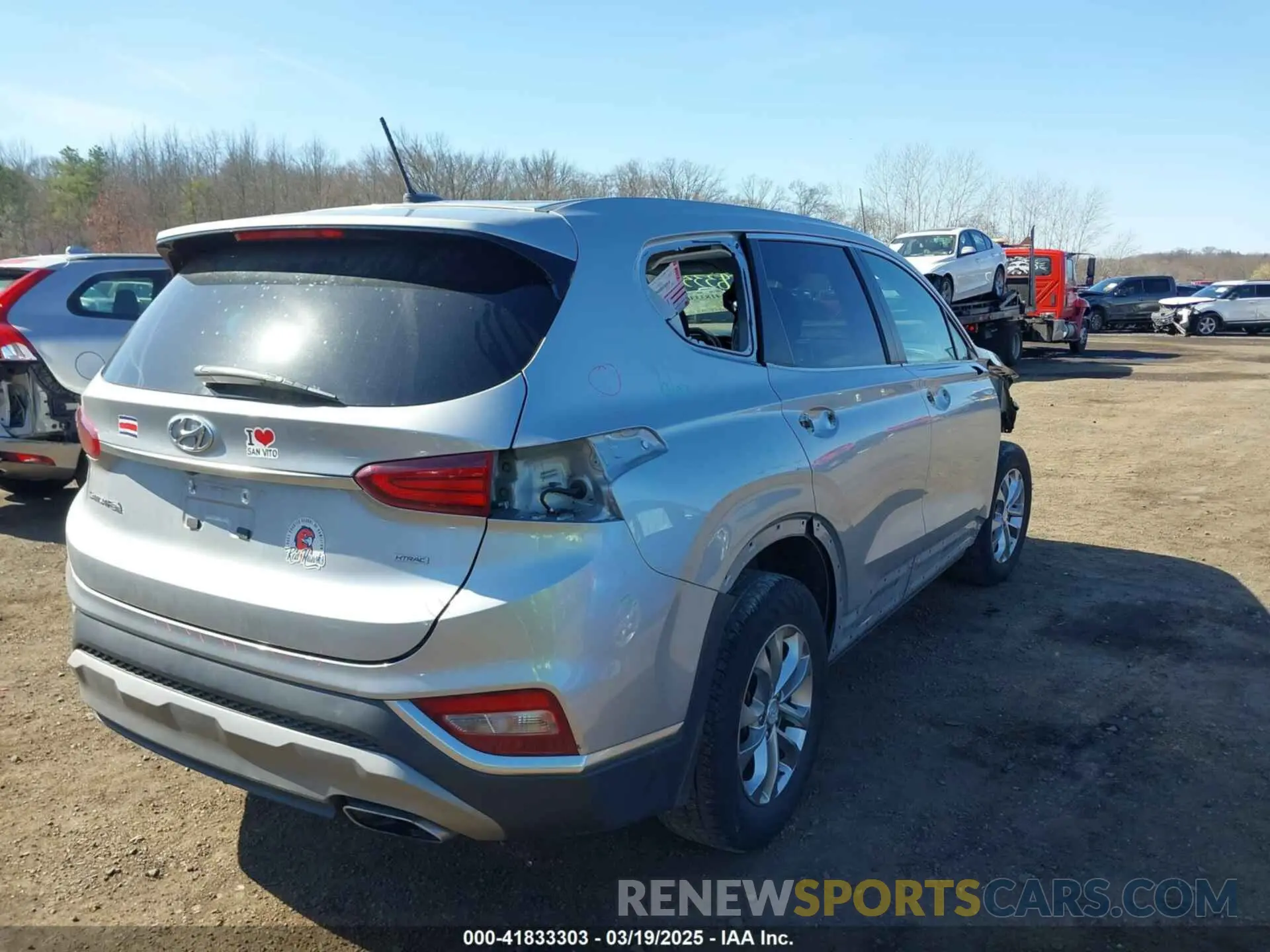 19 Photograph of a damaged car 5NMS2CAD7LH269302 HYUNDAI SANTA FE 2020