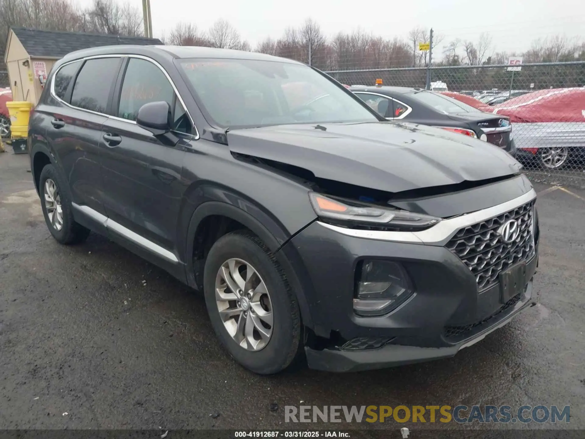 1 Photograph of a damaged car 5NMS2CAD8LH258275 HYUNDAI SANTA FE 2020