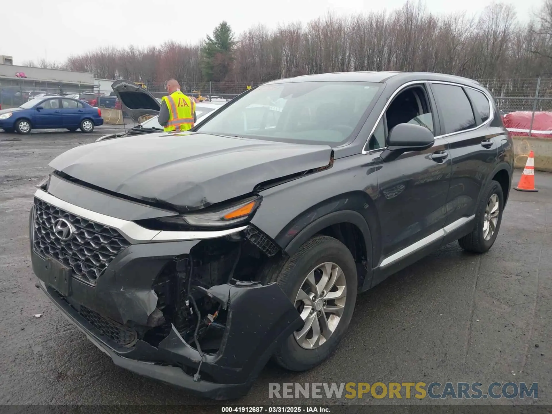 2 Photograph of a damaged car 5NMS2CAD8LH258275 HYUNDAI SANTA FE 2020