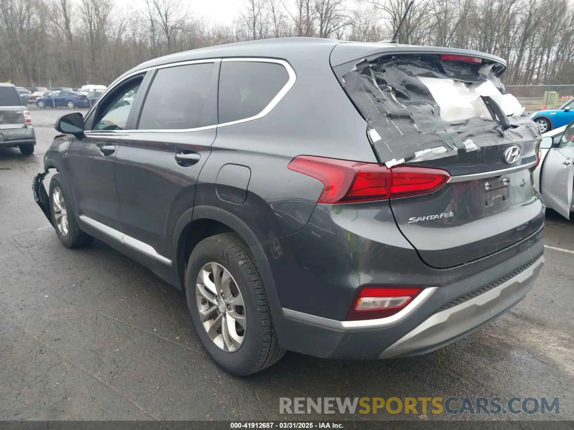 3 Photograph of a damaged car 5NMS2CAD8LH258275 HYUNDAI SANTA FE 2020