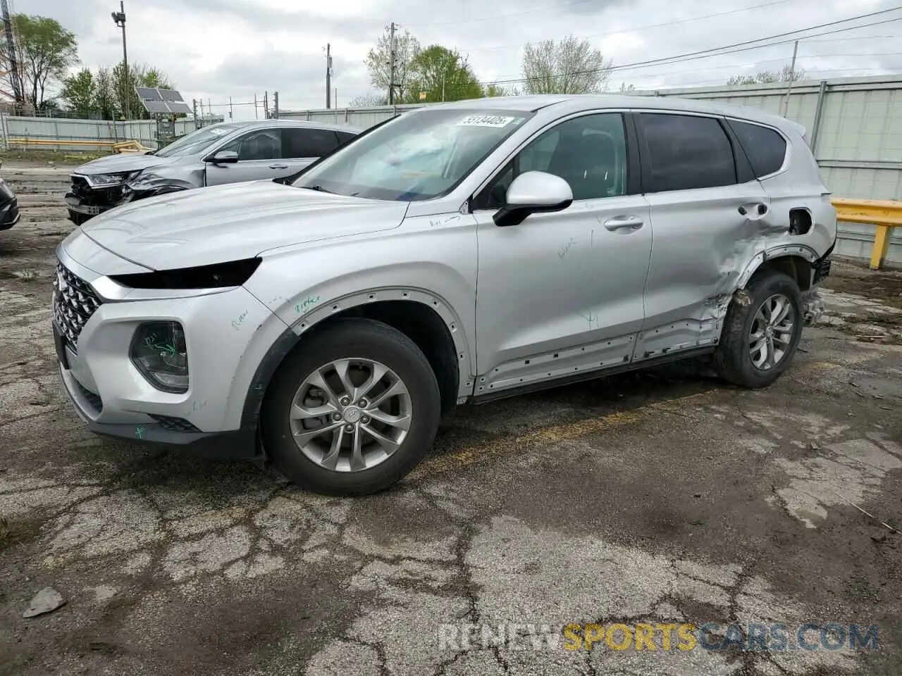 1 Photograph of a damaged car 5NMS2CAD9LH159755 HYUNDAI SANTA FE 2020