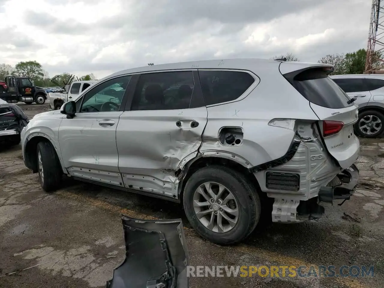 2 Photograph of a damaged car 5NMS2CAD9LH159755 HYUNDAI SANTA FE 2020