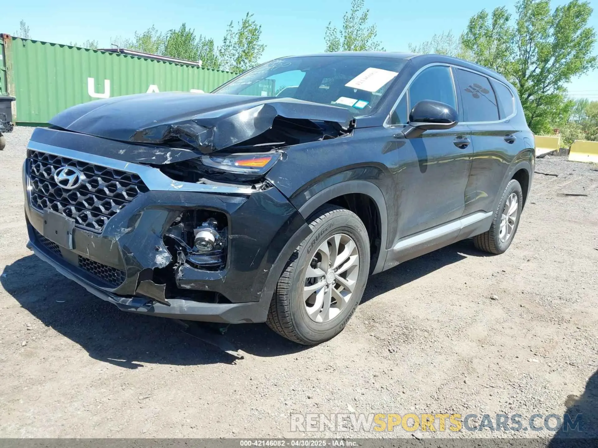 2 Photograph of a damaged car 5NMS2CAD9LH258060 HYUNDAI SANTA FE 2020
