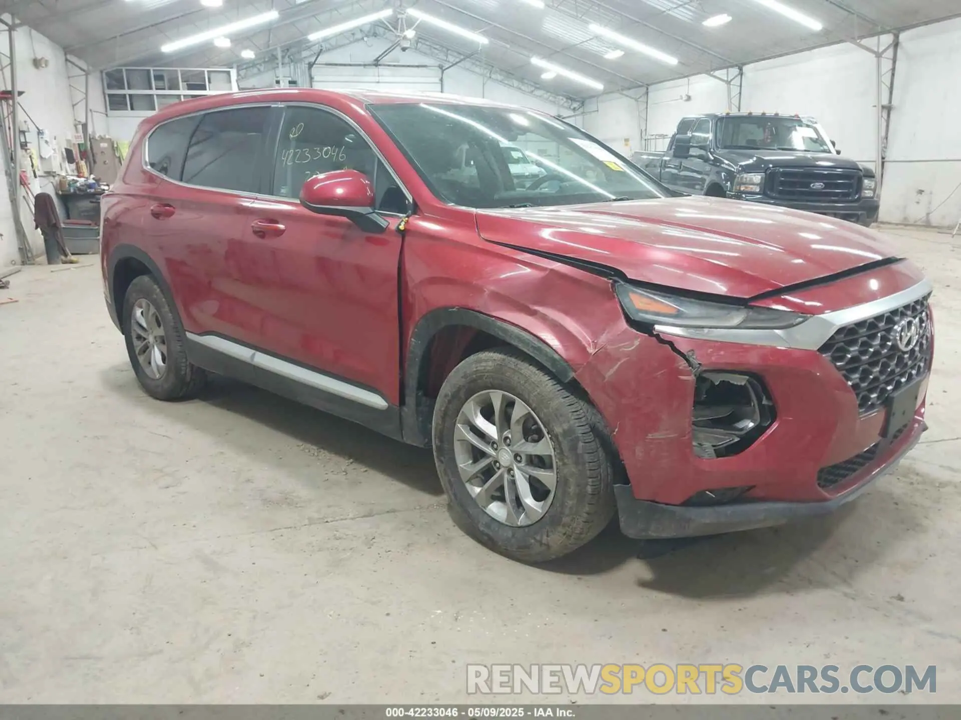 1 Photograph of a damaged car 5NMS2CADXLH153012 HYUNDAI SANTA FE 2020