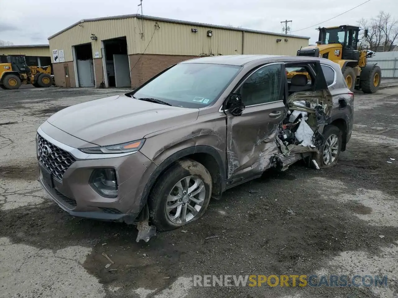 1 Photograph of a damaged car 5NMS2CADXLH180047 HYUNDAI SANTA FE 2020