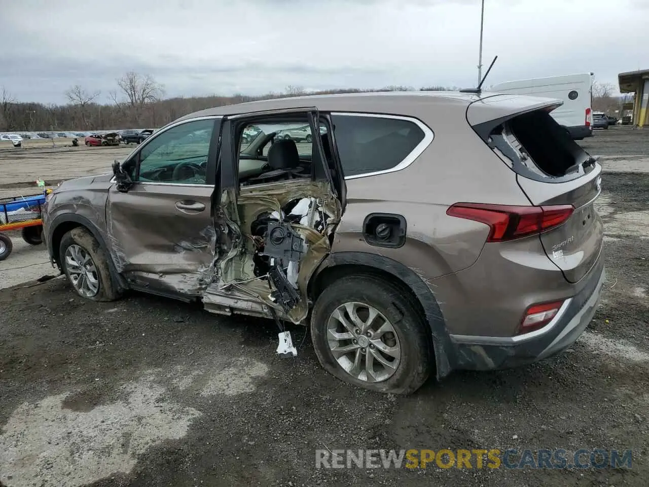 2 Photograph of a damaged car 5NMS2CADXLH180047 HYUNDAI SANTA FE 2020