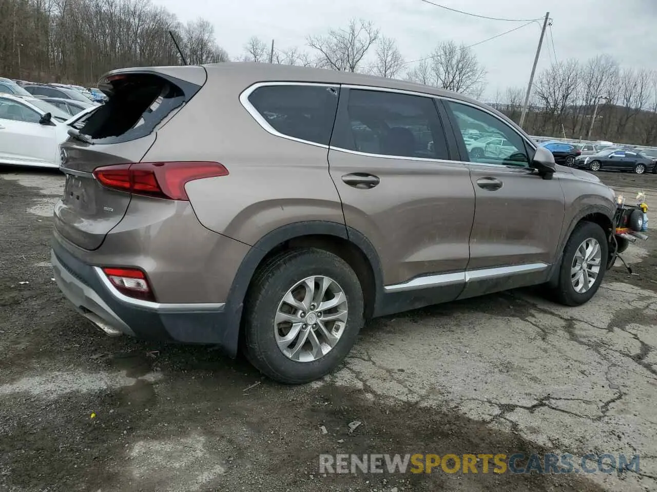 3 Photograph of a damaged car 5NMS2CADXLH180047 HYUNDAI SANTA FE 2020