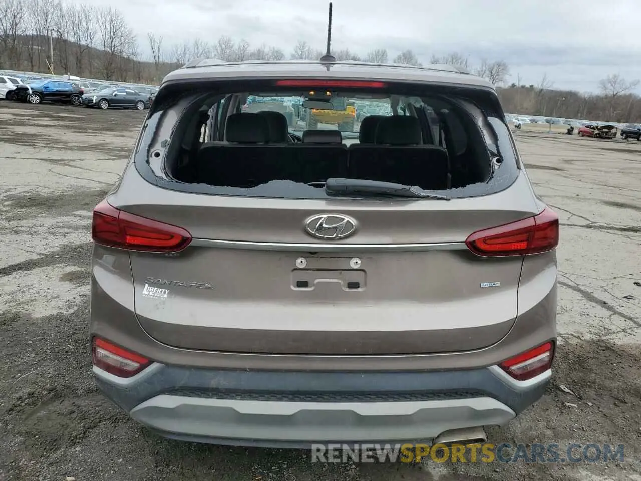 6 Photograph of a damaged car 5NMS2CADXLH180047 HYUNDAI SANTA FE 2020