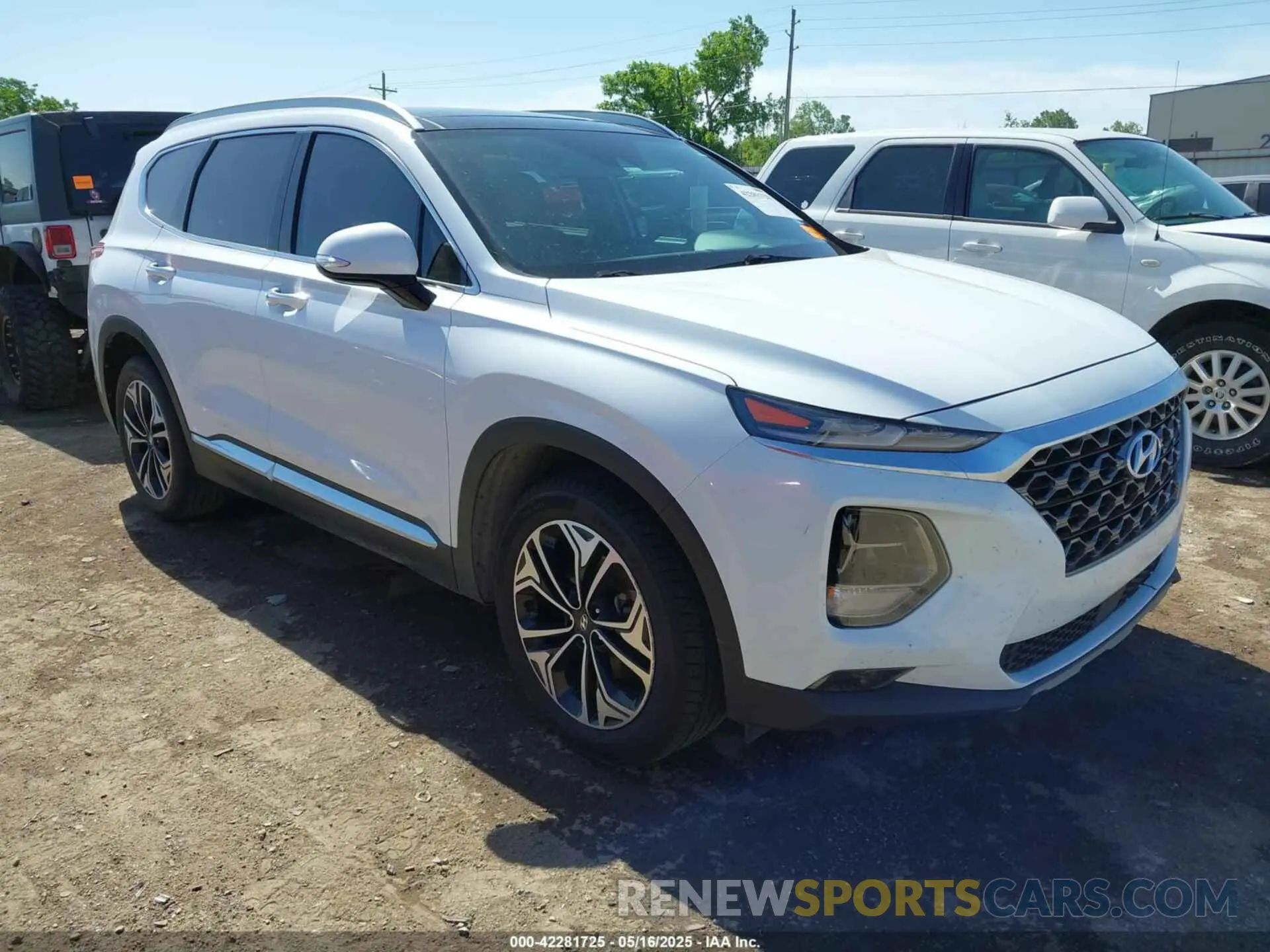 1 Photograph of a damaged car 5NMS33AA1LH279410 HYUNDAI SANTA FE 2020