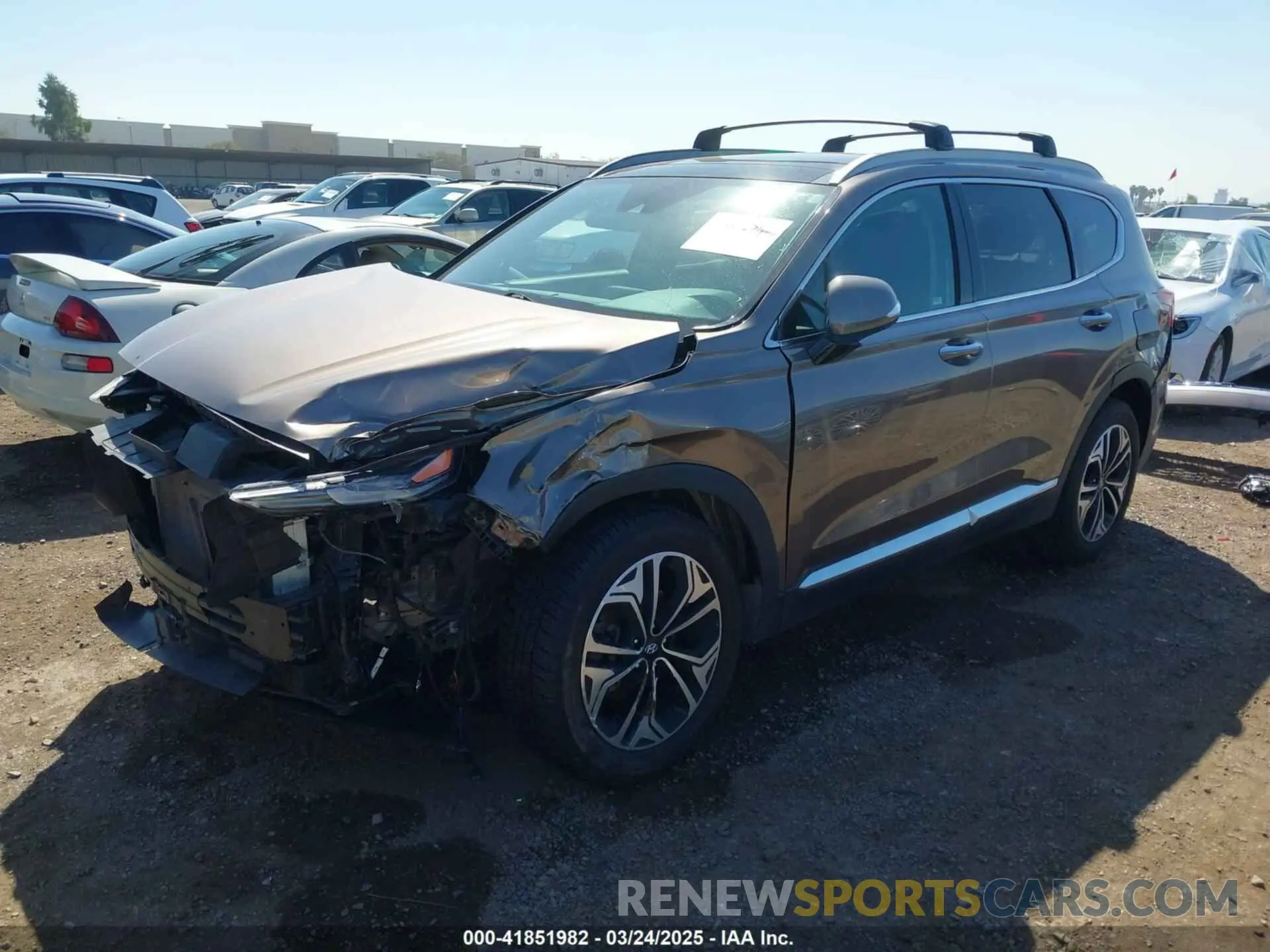 2 Photograph of a damaged car 5NMS33AA2LH216204 HYUNDAI SANTA FE 2020