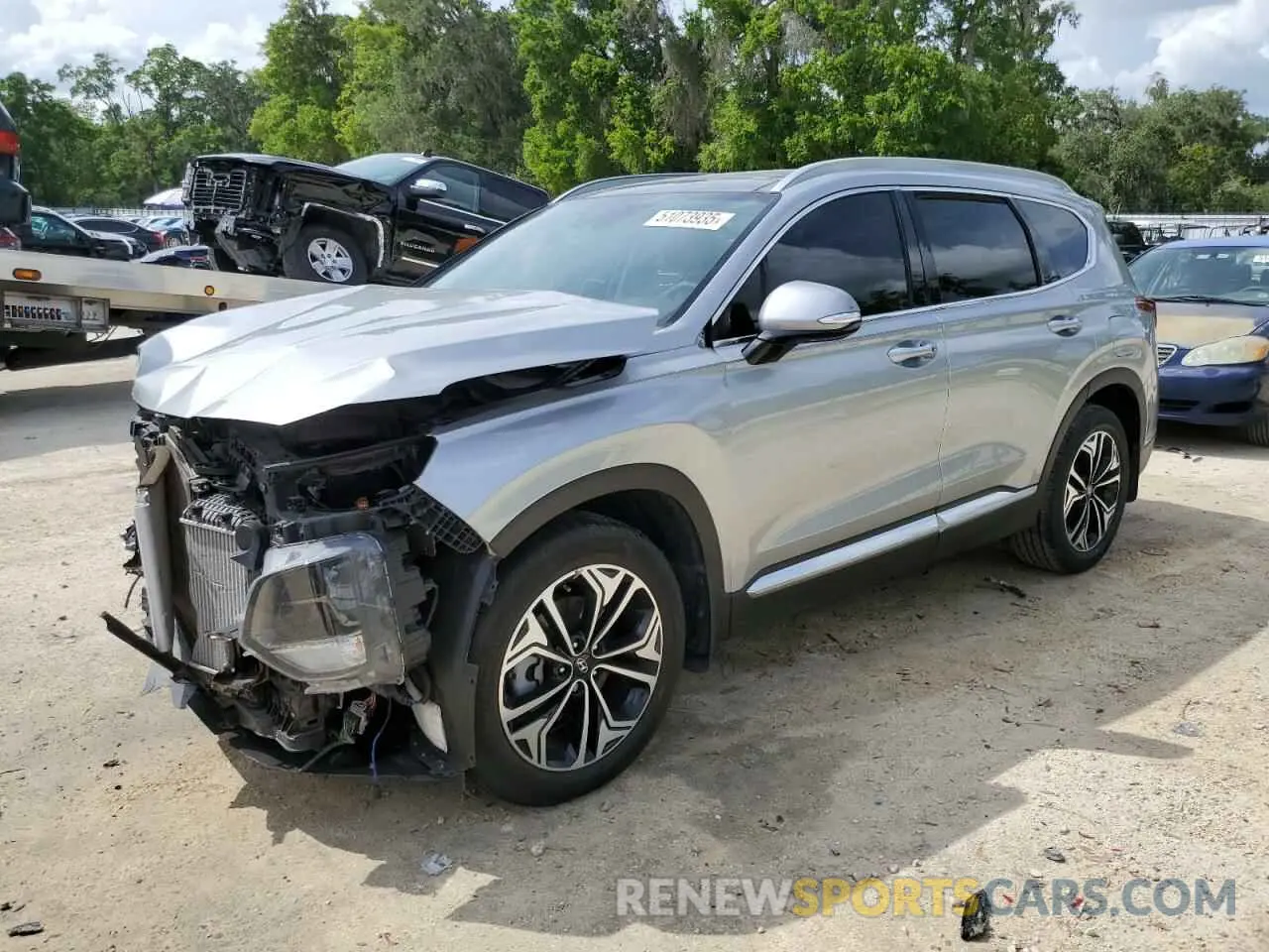 1 Photograph of a damaged car 5NMS33AA4LH281149 HYUNDAI SANTA FE 2020