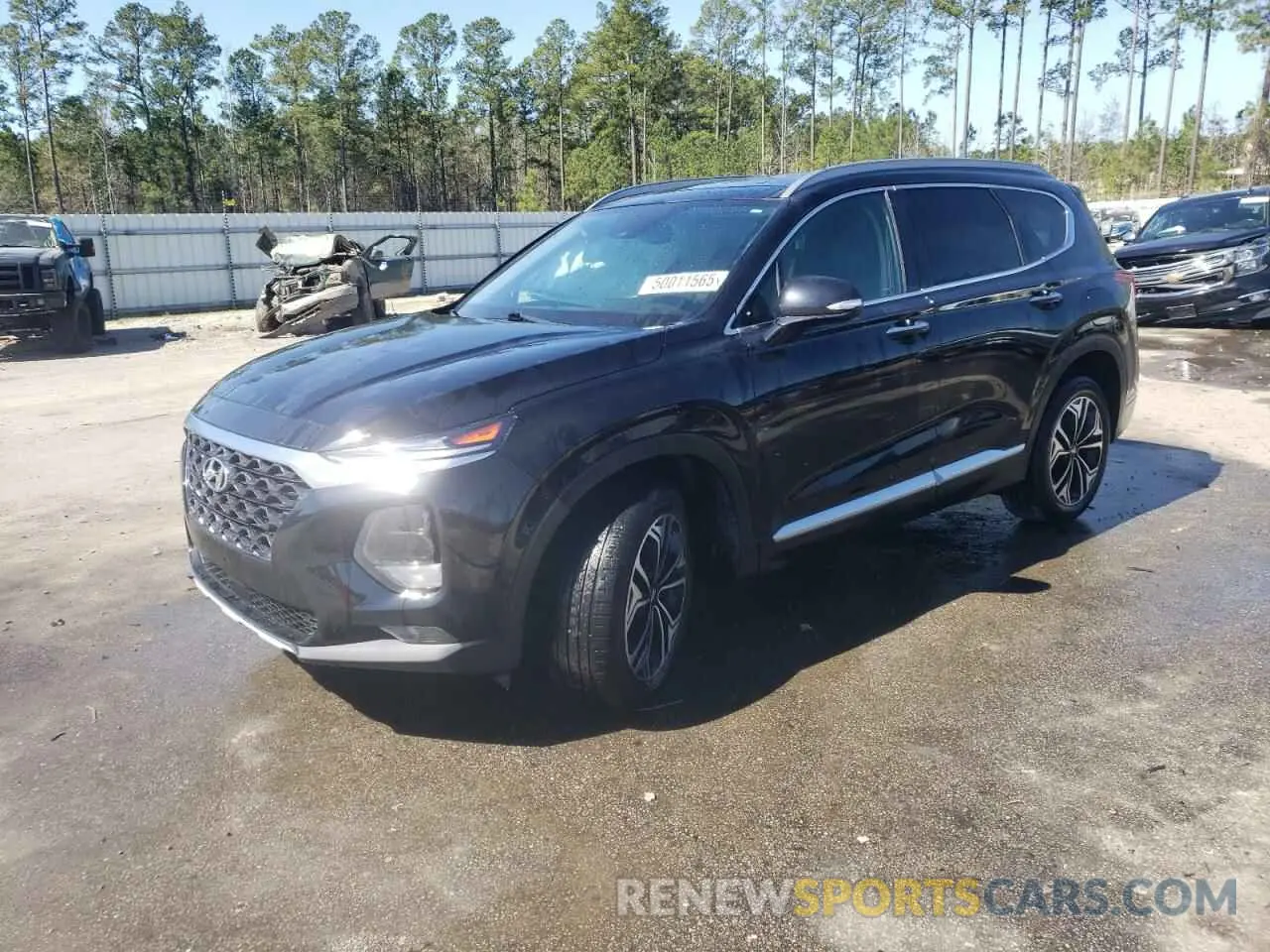 1 Photograph of a damaged car 5NMS33AA6LH218005 HYUNDAI SANTA FE 2020