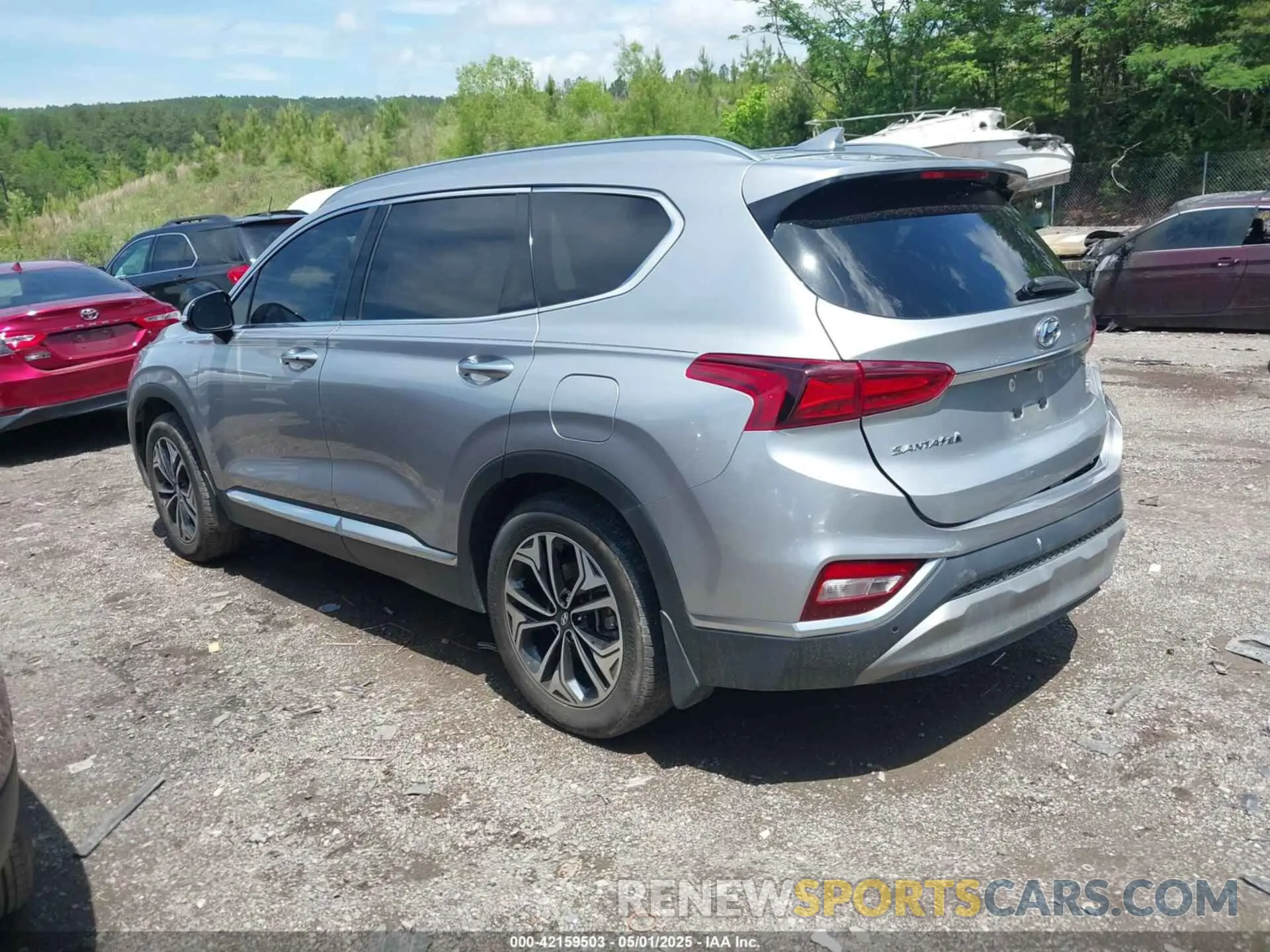 3 Photograph of a damaged car 5NMS33AA9LH280711 HYUNDAI SANTA FE 2020