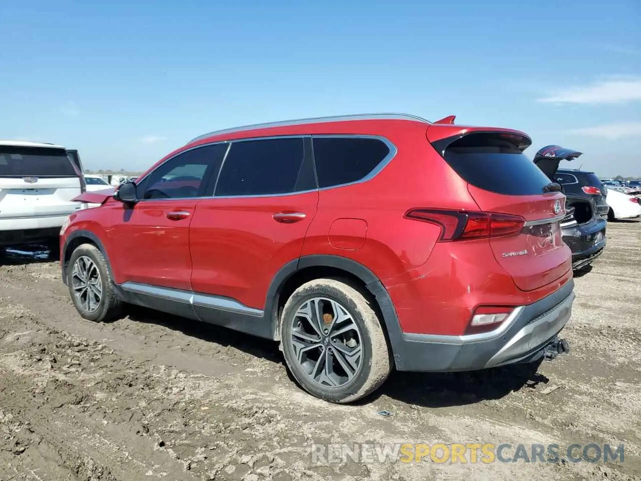 2 Photograph of a damaged car 5NMS33AAXLH300691 HYUNDAI SANTA FE 2020
