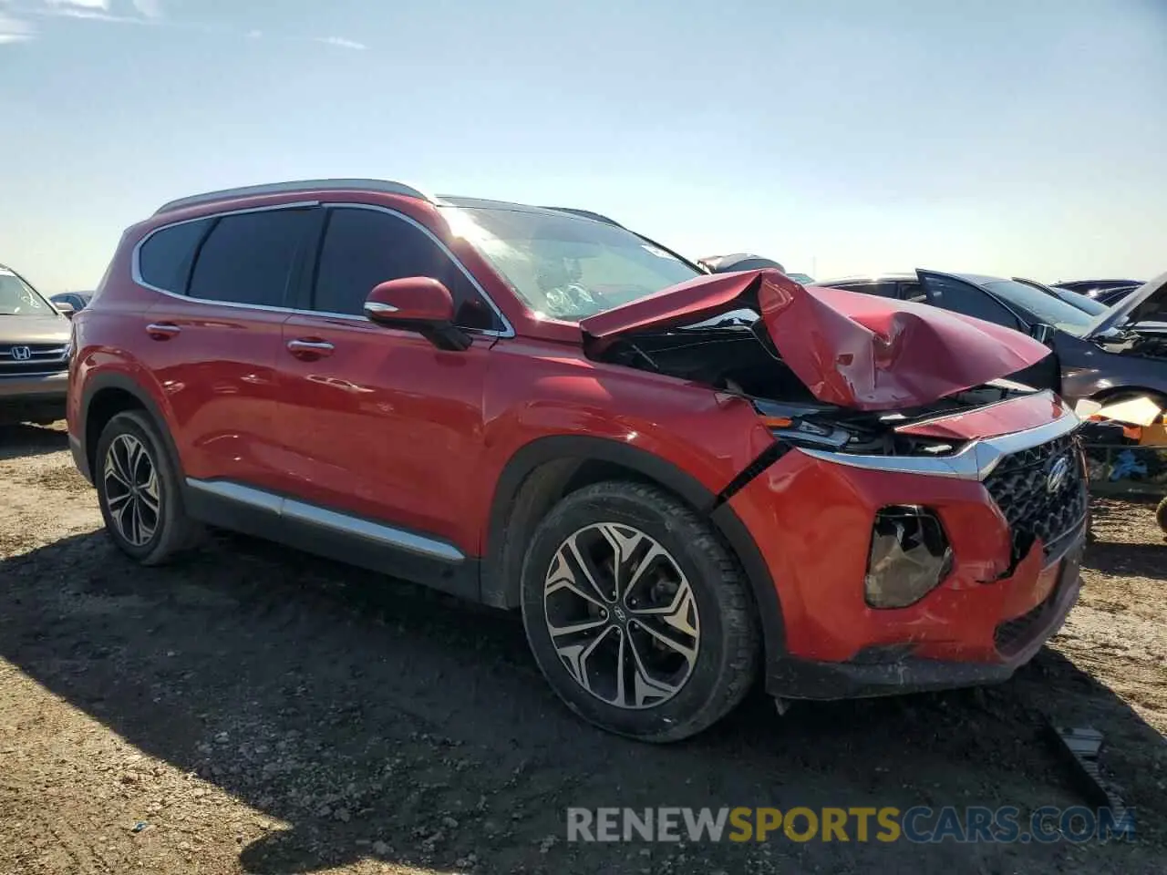 4 Photograph of a damaged car 5NMS33AAXLH300691 HYUNDAI SANTA FE 2020