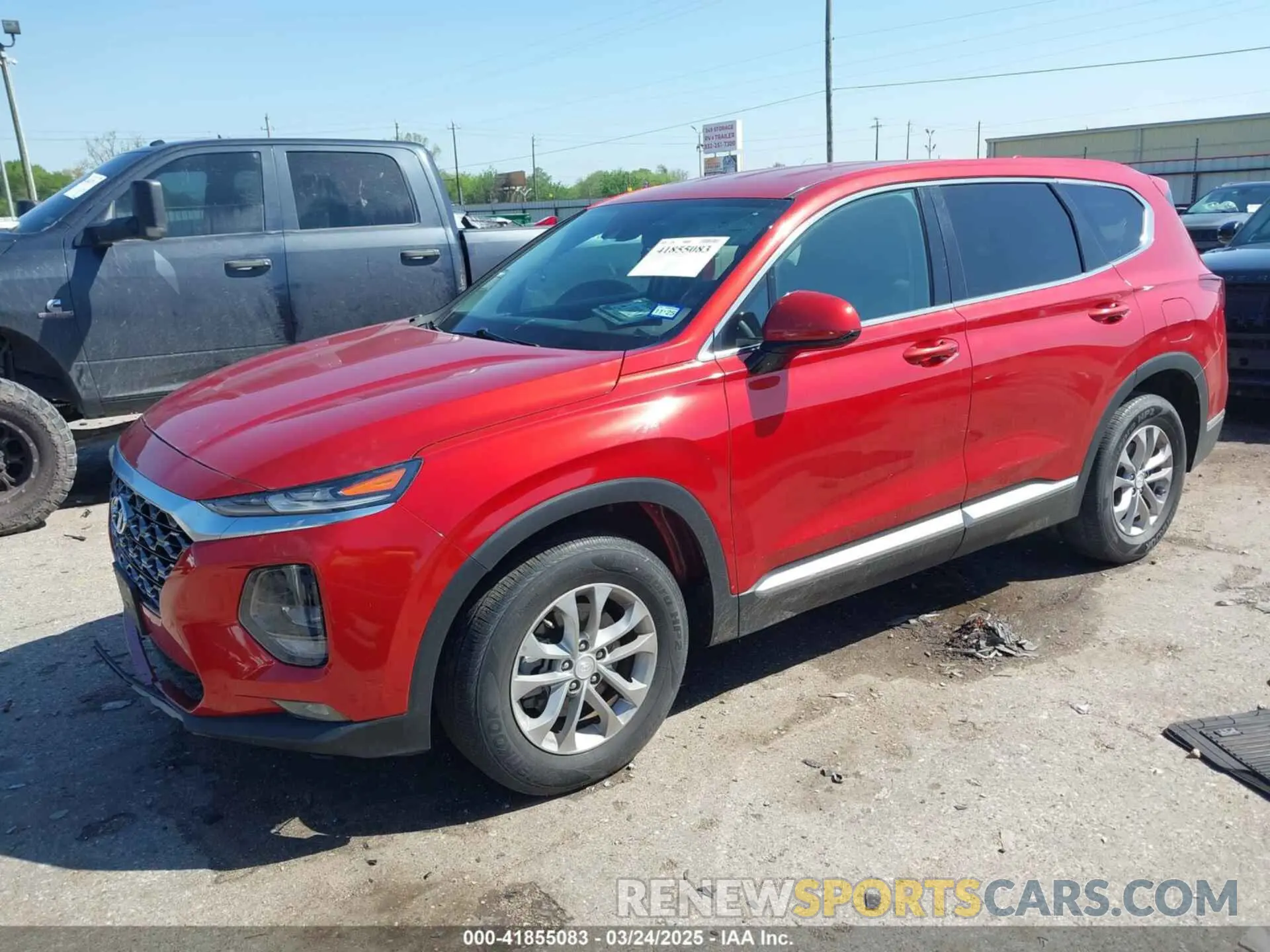 2 Photograph of a damaged car 5NMS33AD0LH229799 HYUNDAI SANTA FE 2020