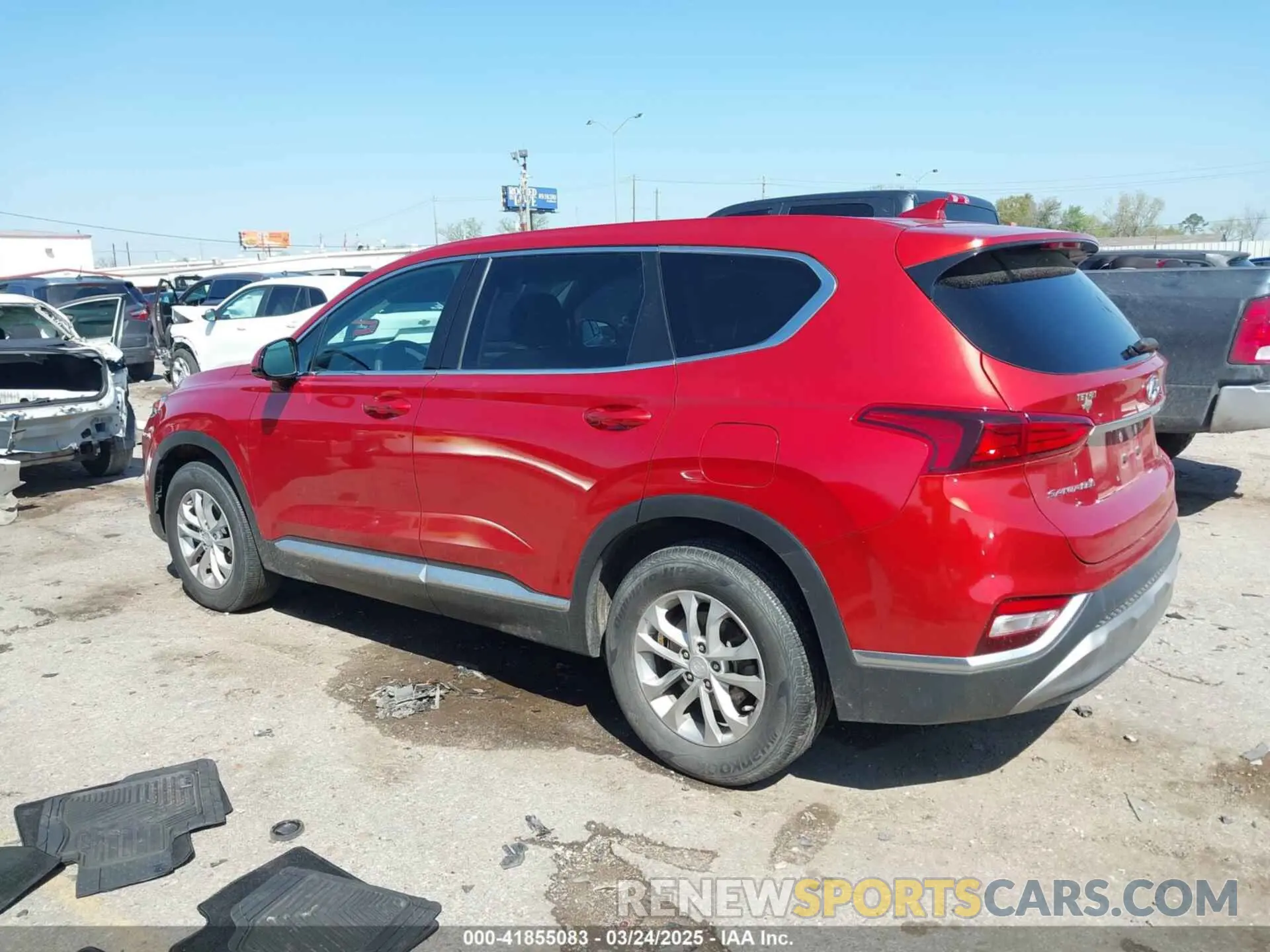 3 Photograph of a damaged car 5NMS33AD0LH229799 HYUNDAI SANTA FE 2020