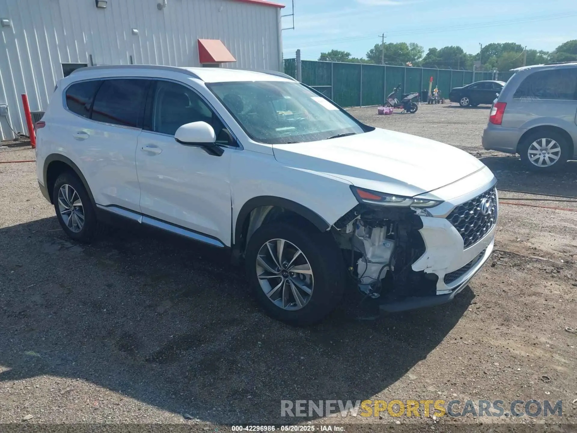 1 Photograph of a damaged car 5NMS33AD0LH235621 HYUNDAI SANTA FE 2020