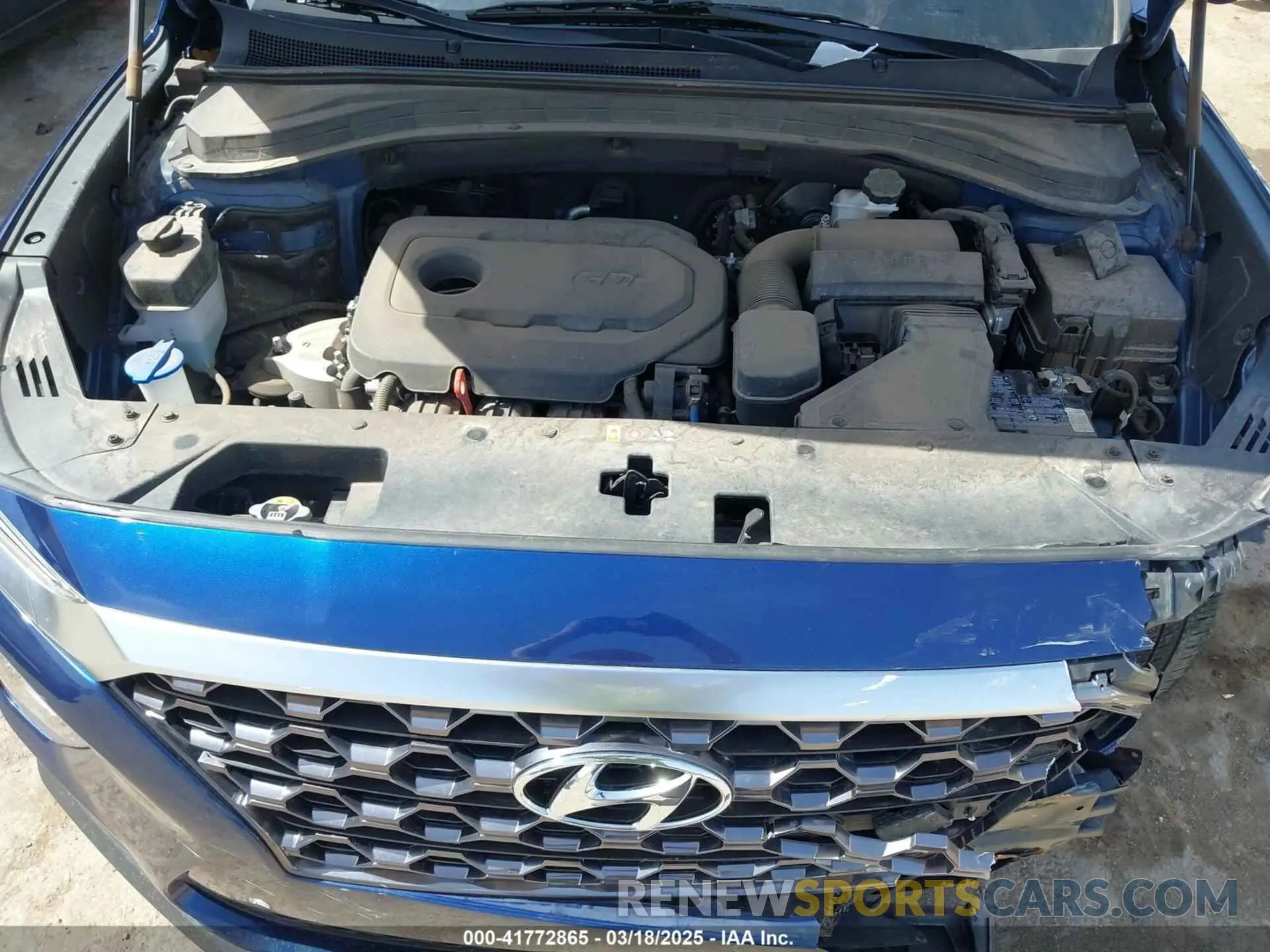 10 Photograph of a damaged car 5NMS33AD0LH259708 HYUNDAI SANTA FE 2020