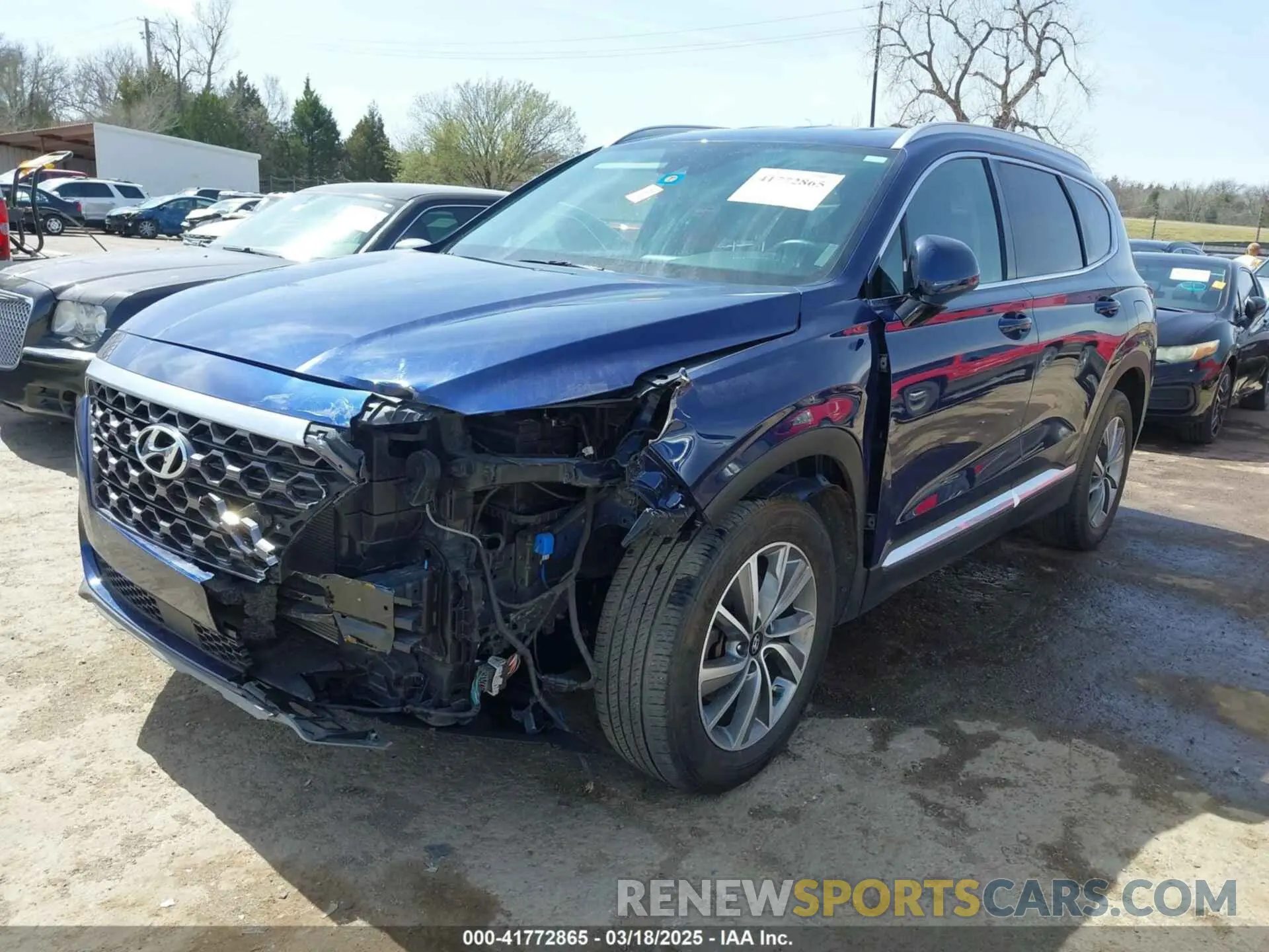 2 Photograph of a damaged car 5NMS33AD0LH259708 HYUNDAI SANTA FE 2020