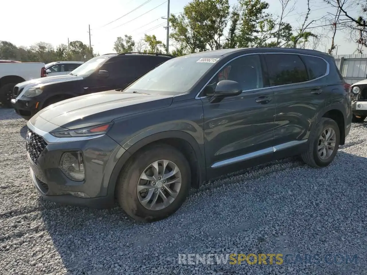 1 Photograph of a damaged car 5NMS33AD1LH173470 HYUNDAI SANTA FE 2020
