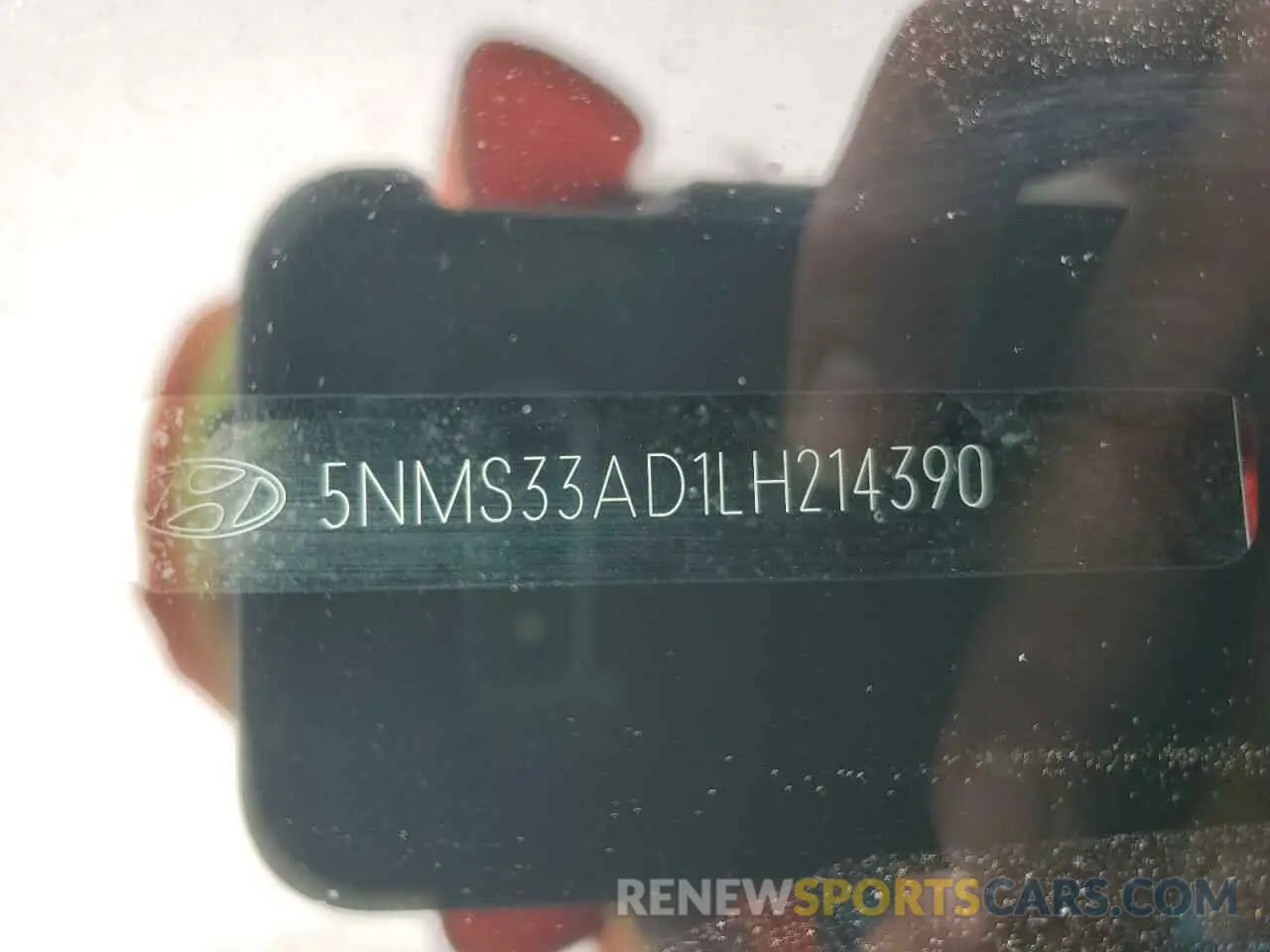 14 Photograph of a damaged car 5NMS33AD1LH214390 HYUNDAI SANTA FE 2020