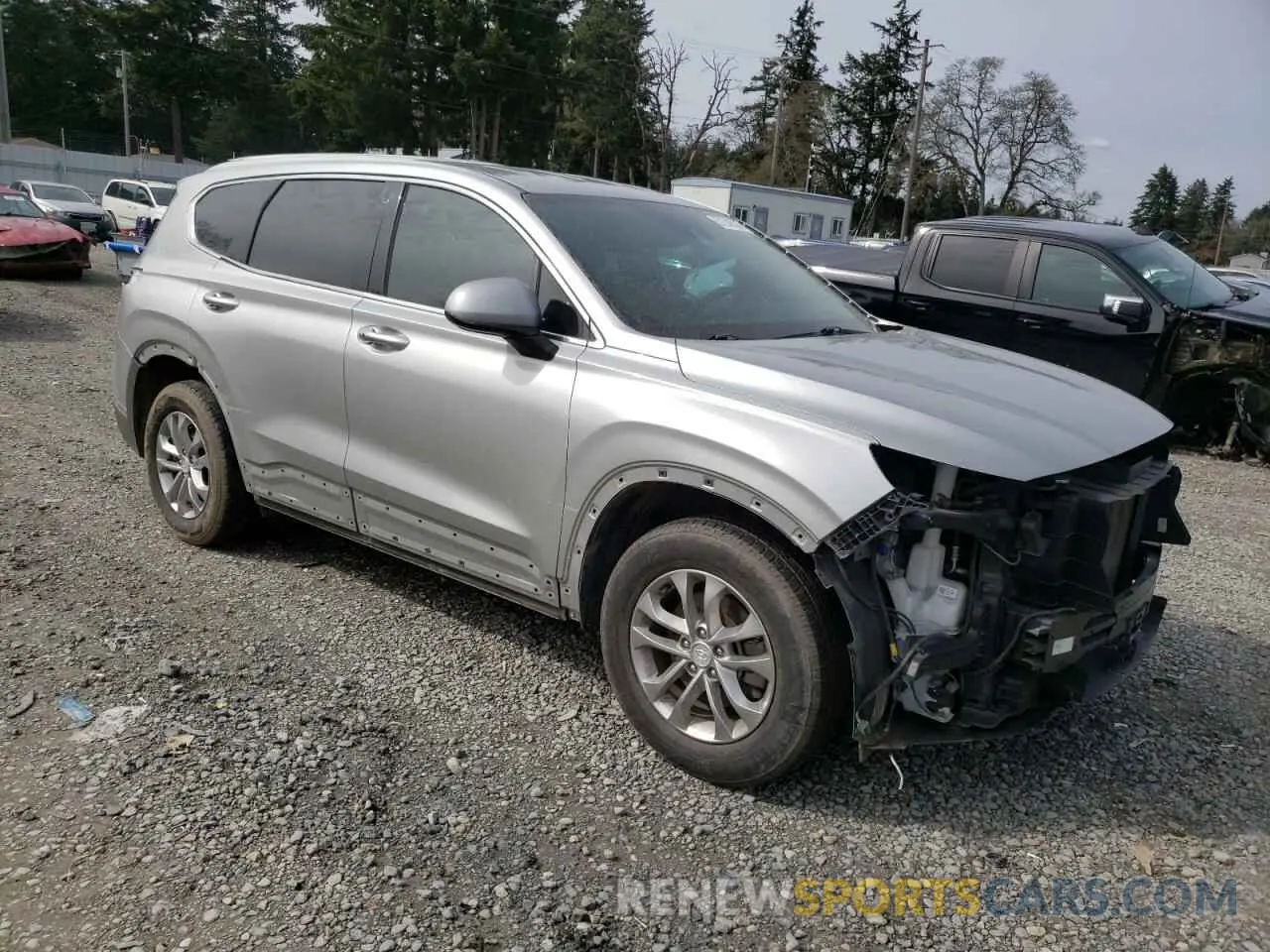 4 Photograph of a damaged car 5NMS33AD1LH223493 HYUNDAI SANTA FE 2020