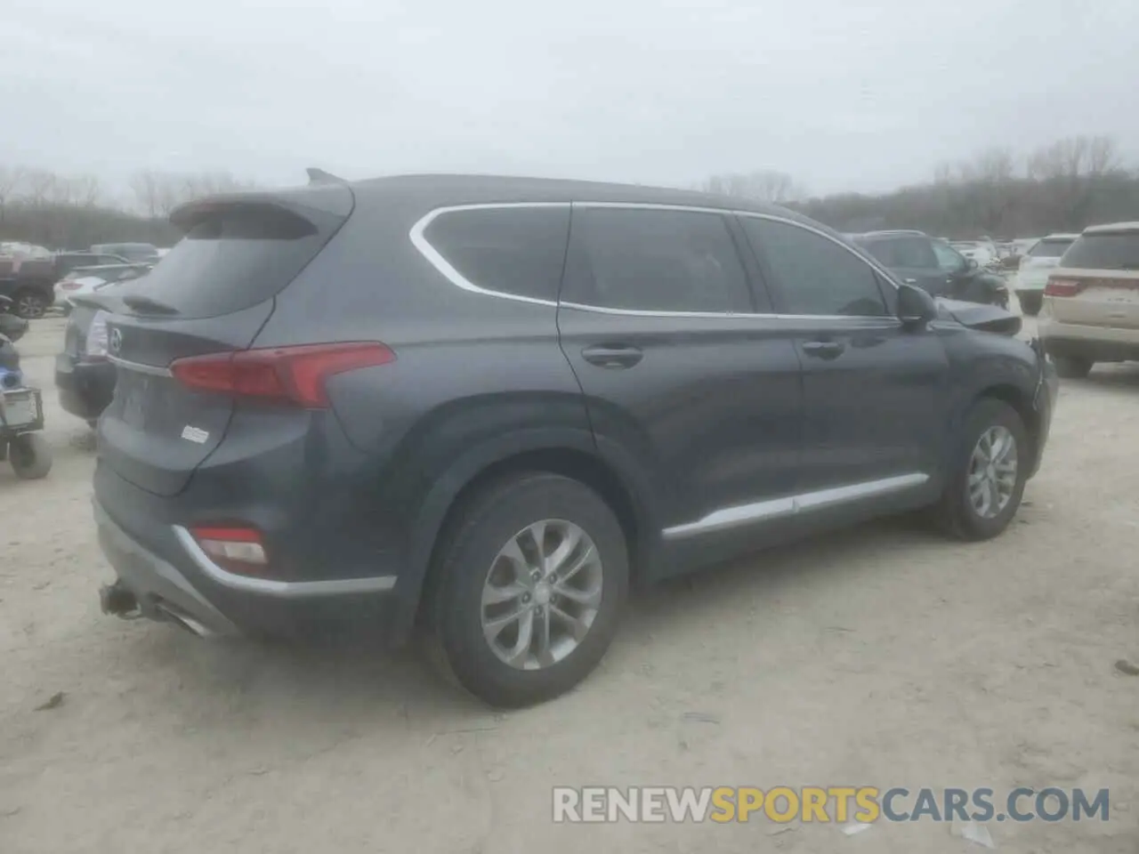 3 Photograph of a damaged car 5NMS33AD1LH223655 HYUNDAI SANTA FE 2020
