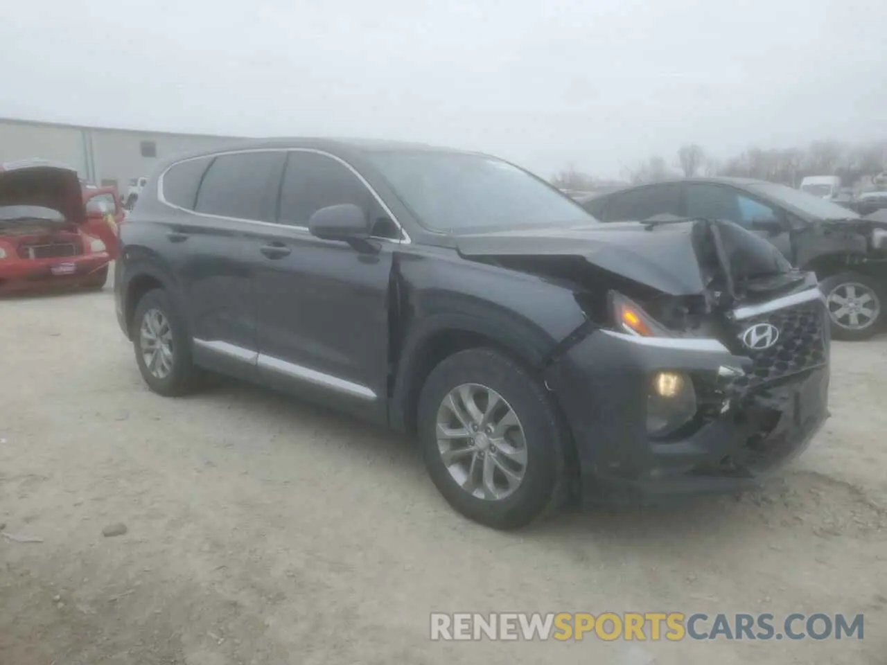 4 Photograph of a damaged car 5NMS33AD1LH223655 HYUNDAI SANTA FE 2020