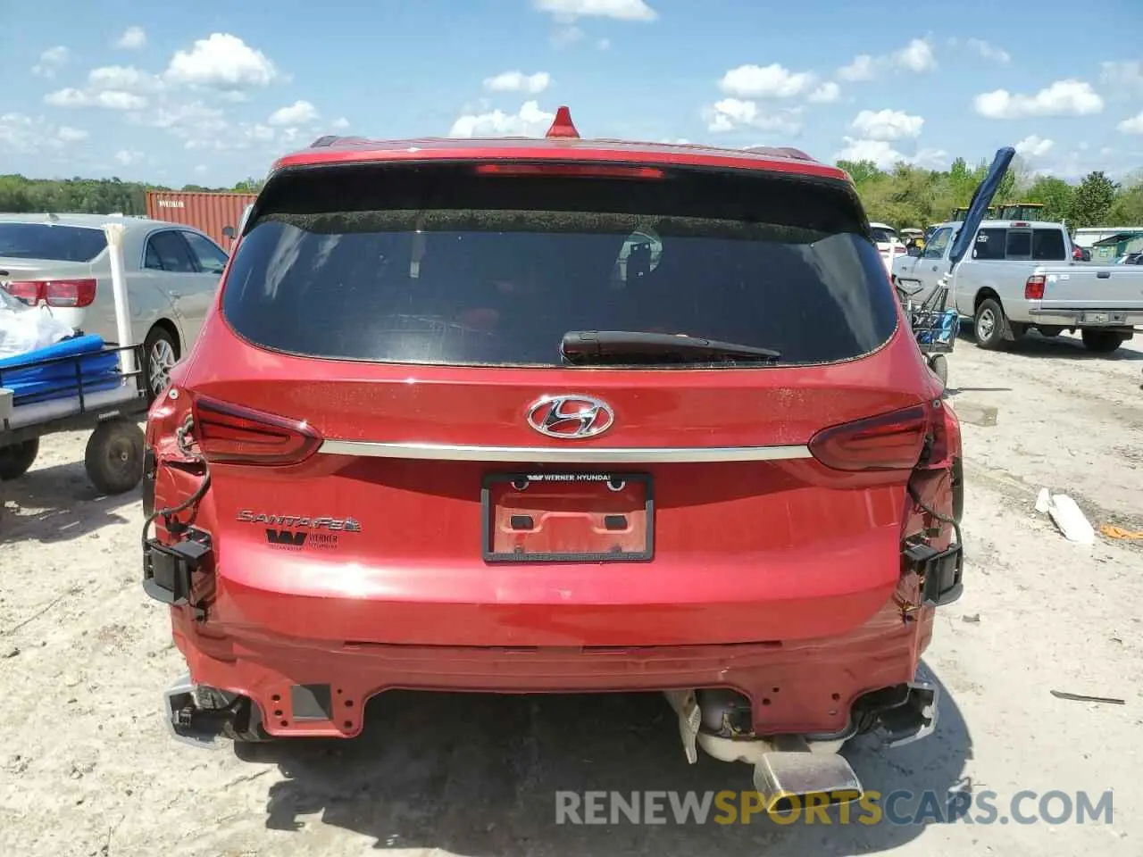 6 Photograph of a damaged car 5NMS33AD2LH243834 HYUNDAI SANTA FE 2020