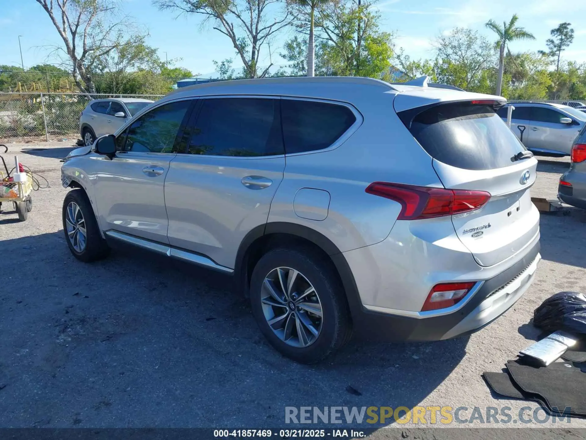 3 Photograph of a damaged car 5NMS33AD3LH161594 HYUNDAI SANTA FE 2020