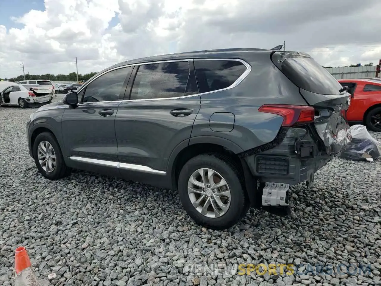 2 Photograph of a damaged car 5NMS33AD3LH211300 HYUNDAI SANTA FE 2020
