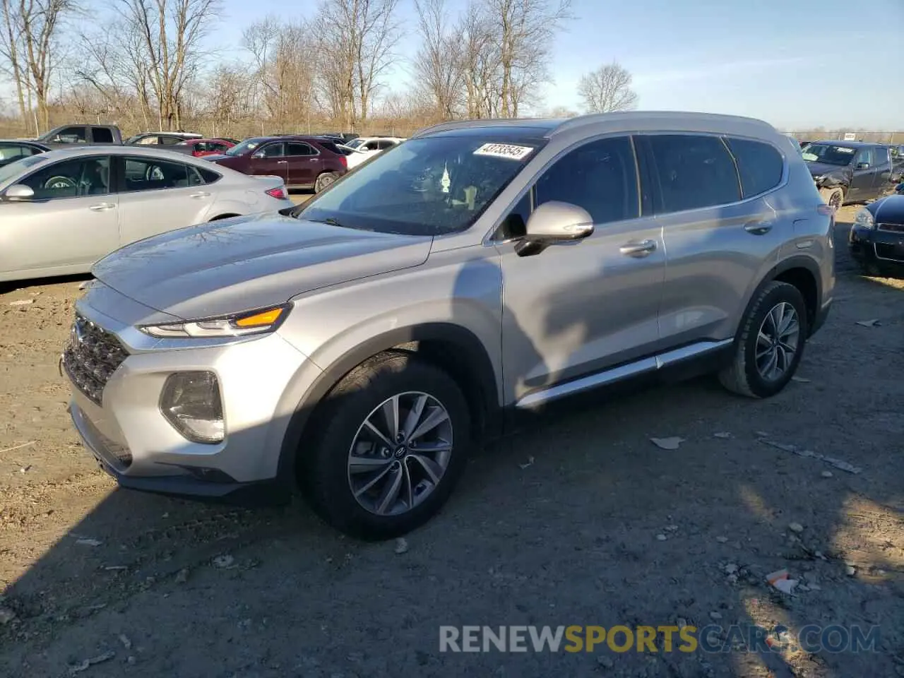 1 Photograph of a damaged car 5NMS33AD3LH280701 HYUNDAI SANTA FE 2020
