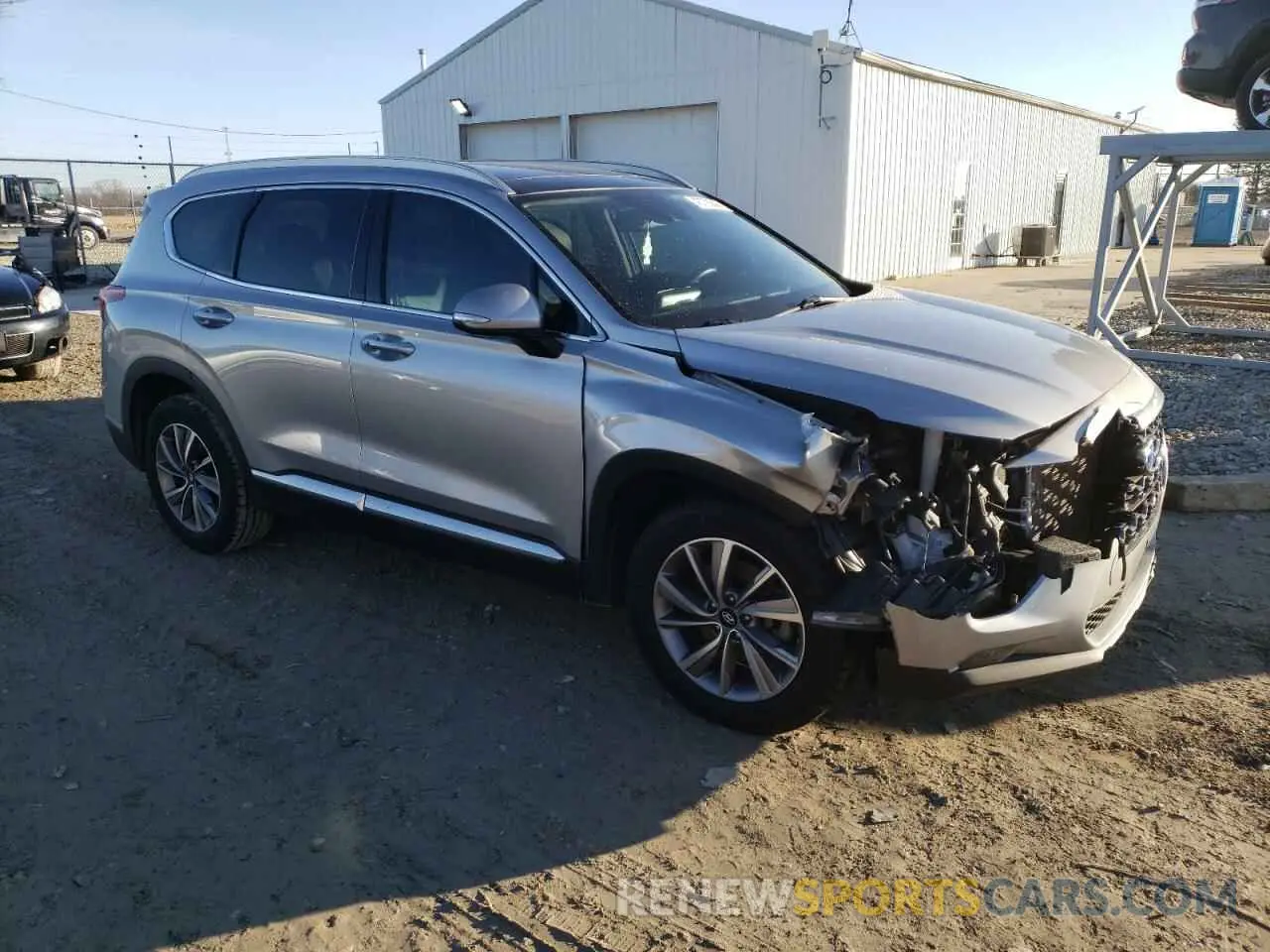 4 Photograph of a damaged car 5NMS33AD3LH280701 HYUNDAI SANTA FE 2020