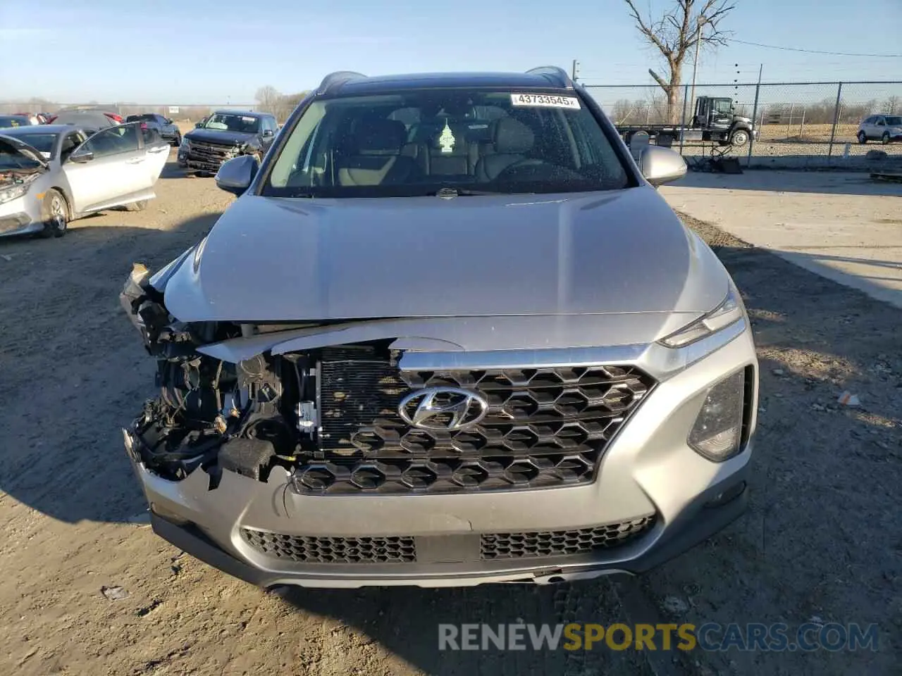 5 Photograph of a damaged car 5NMS33AD3LH280701 HYUNDAI SANTA FE 2020