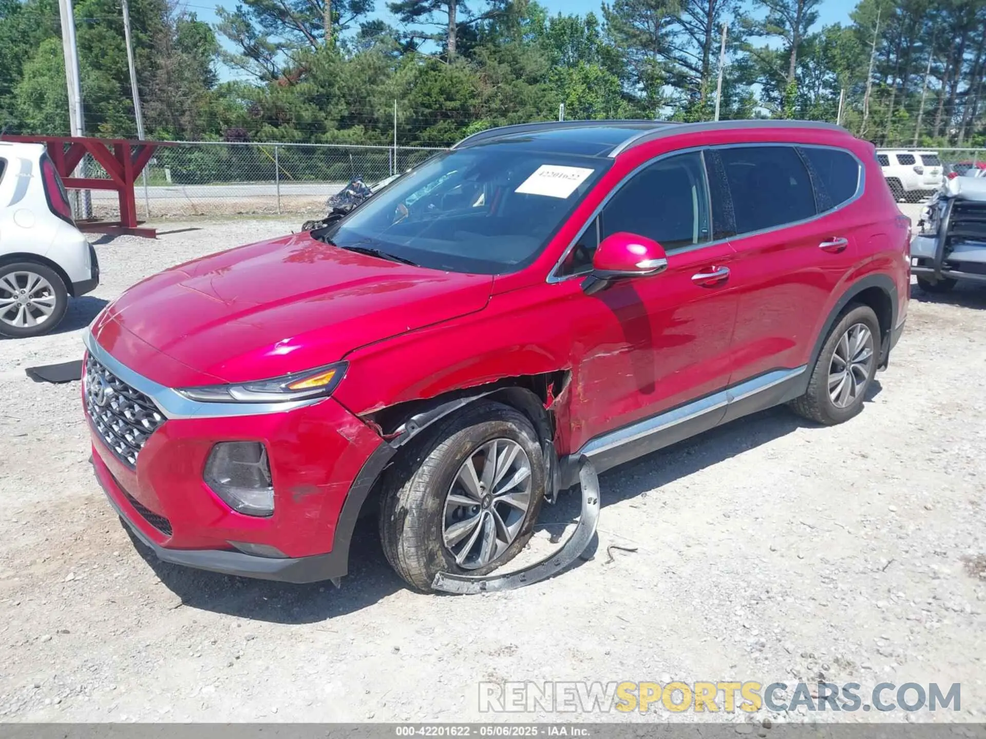 2 Photograph of a damaged car 5NMS33AD3LH291553 HYUNDAI SANTA FE 2020