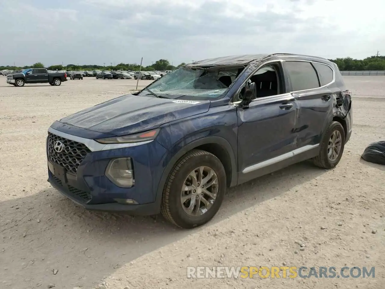 1 Photograph of a damaged car 5NMS33AD4LH268170 HYUNDAI SANTA FE 2020