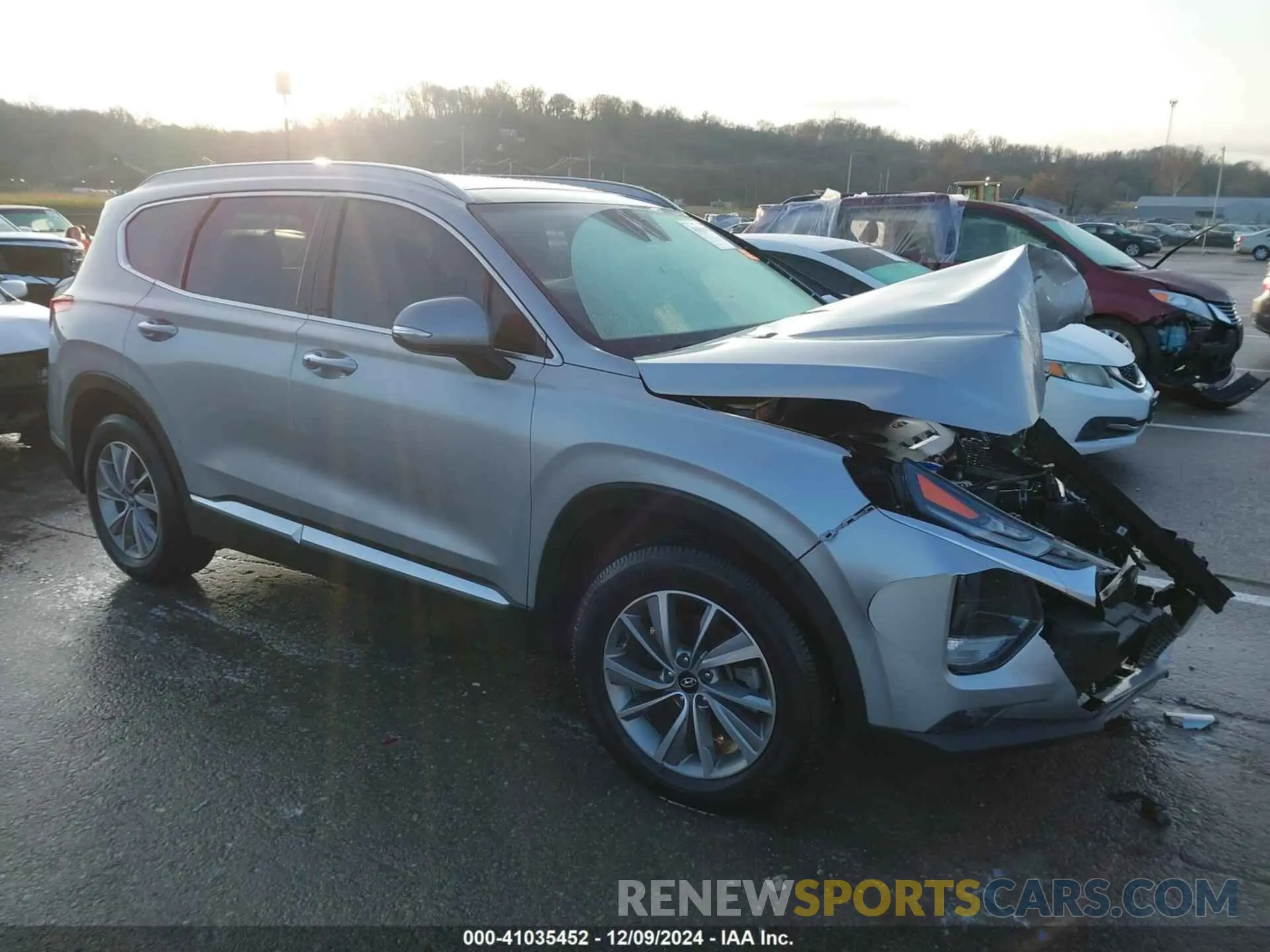 1 Photograph of a damaged car 5NMS33AD4LH280691 HYUNDAI SANTA FE 2020