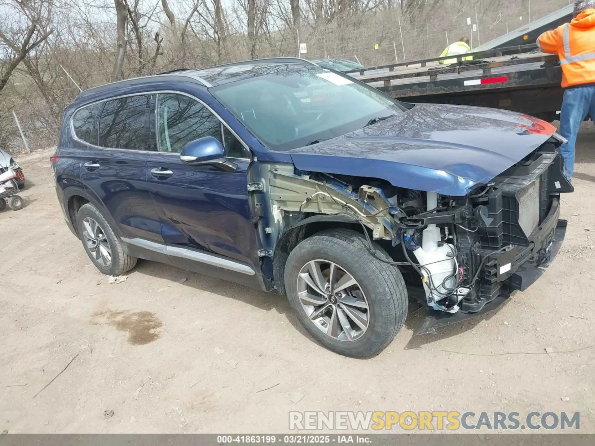 1 Photograph of a damaged car 5NMS33AD5LH211881 HYUNDAI SANTA FE 2020