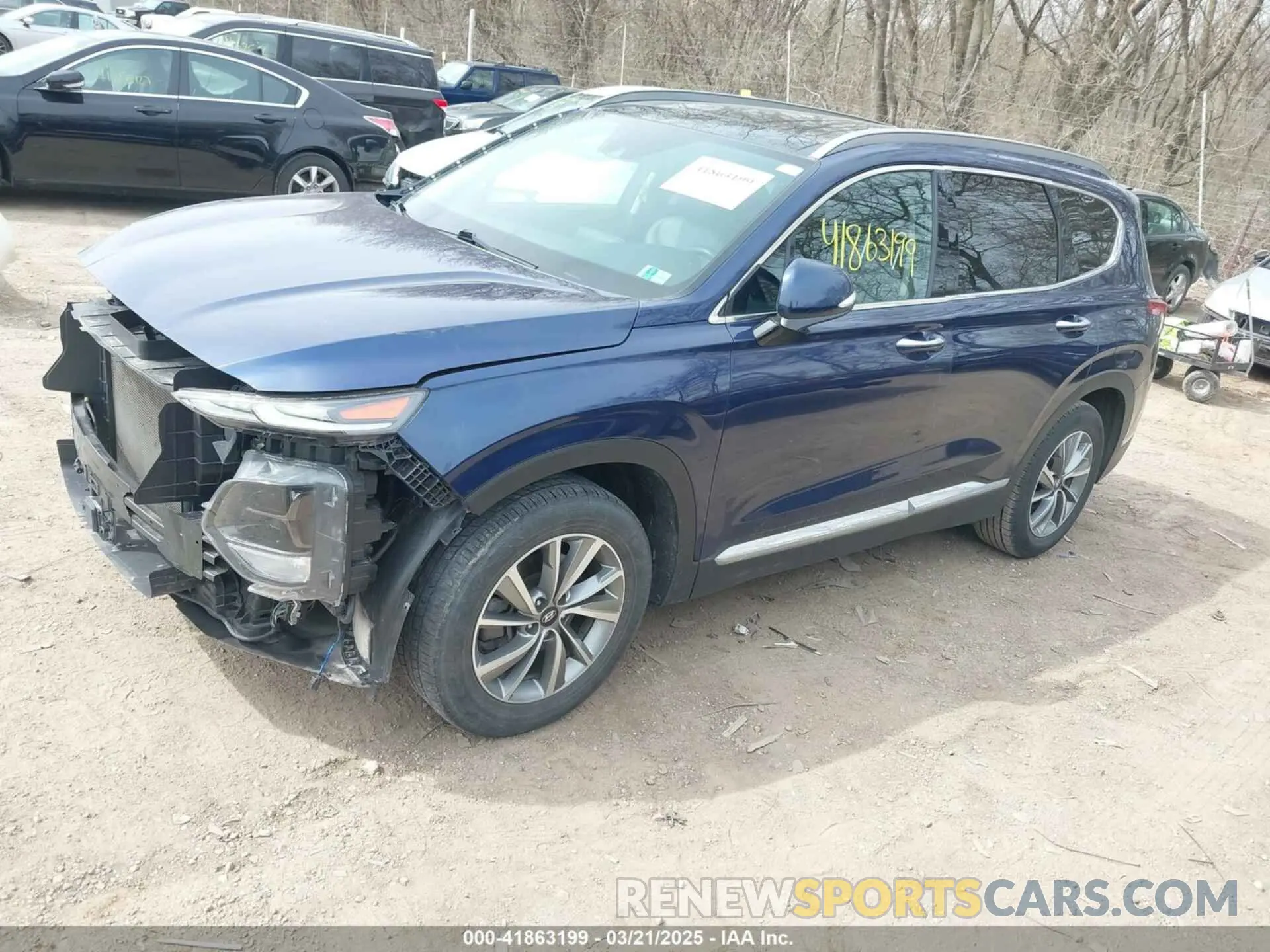 2 Photograph of a damaged car 5NMS33AD5LH211881 HYUNDAI SANTA FE 2020