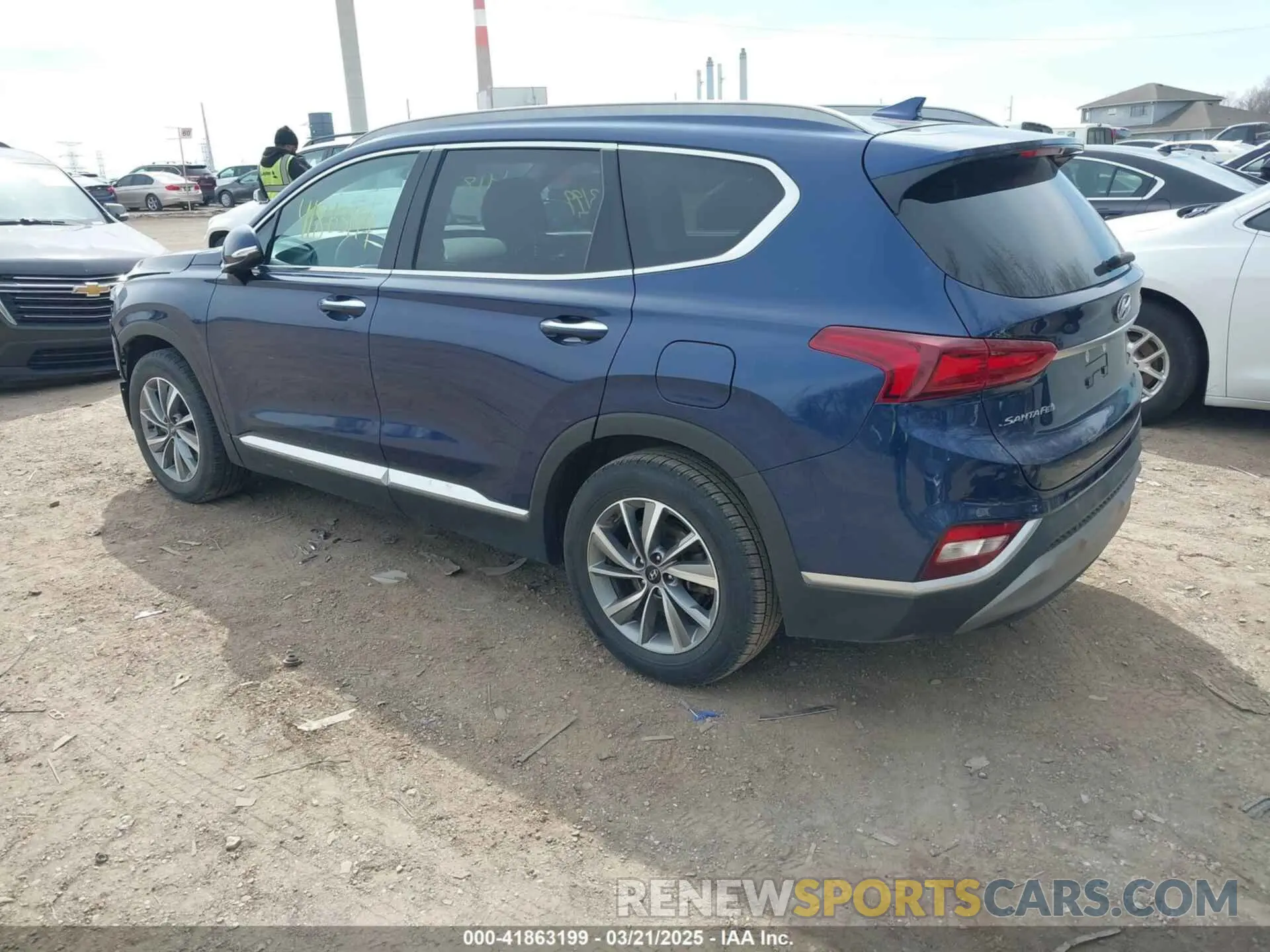 3 Photograph of a damaged car 5NMS33AD5LH211881 HYUNDAI SANTA FE 2020