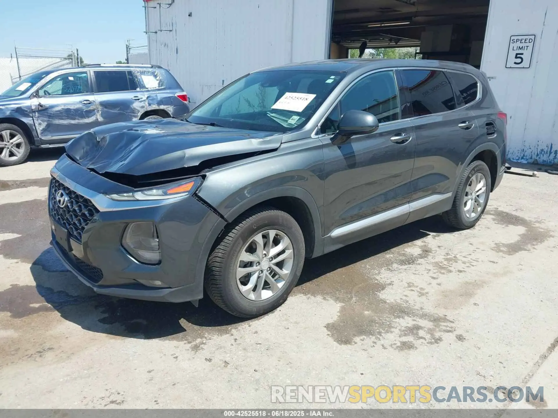 2 Photograph of a damaged car 5NMS33AD6LH138634 HYUNDAI SANTA FE 2020