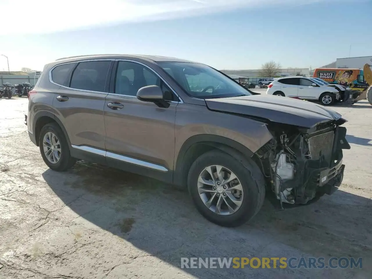 4 Photograph of a damaged car 5NMS33AD6LH165008 HYUNDAI SANTA FE 2020