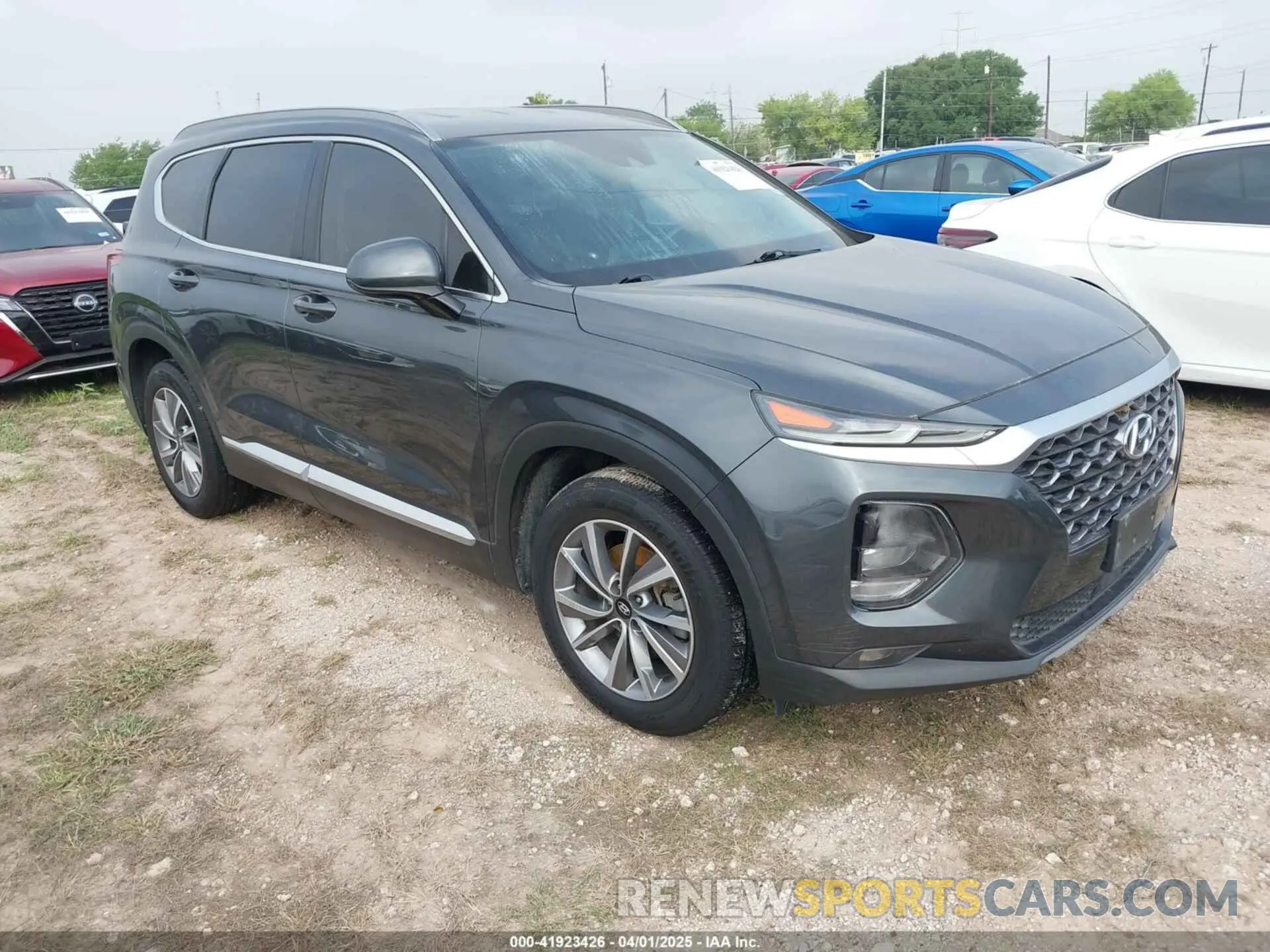 1 Photograph of a damaged car 5NMS33AD6LH186683 HYUNDAI SANTA FE 2020