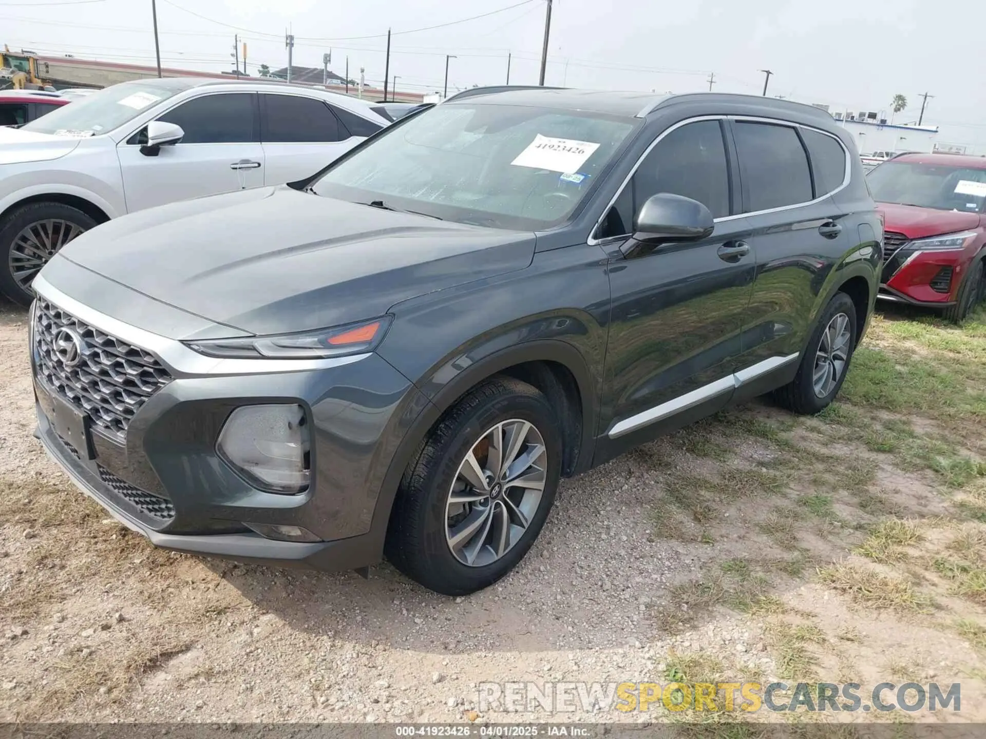 2 Photograph of a damaged car 5NMS33AD6LH186683 HYUNDAI SANTA FE 2020