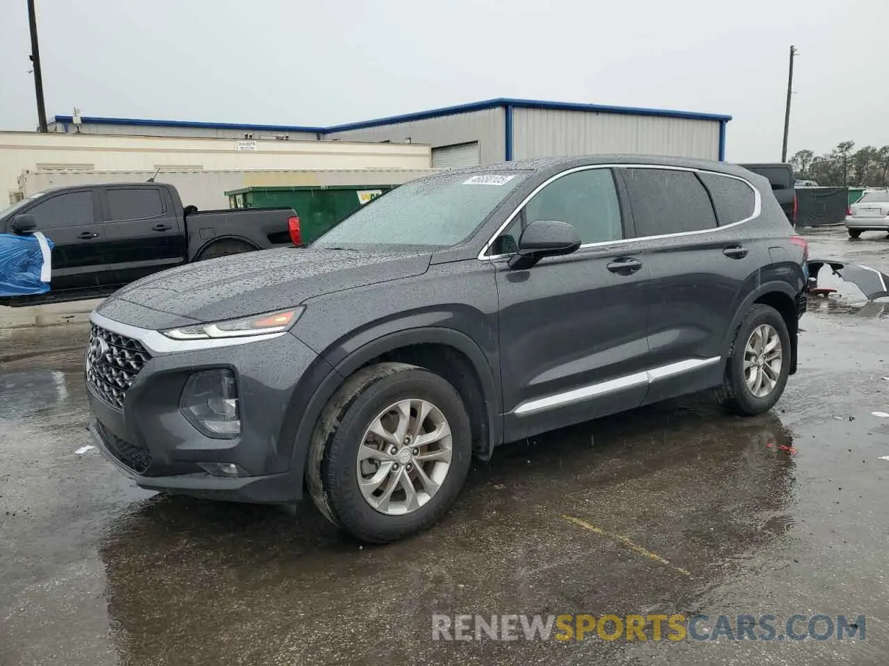 1 Photograph of a damaged car 5NMS33AD6LH285536 HYUNDAI SANTA FE 2020