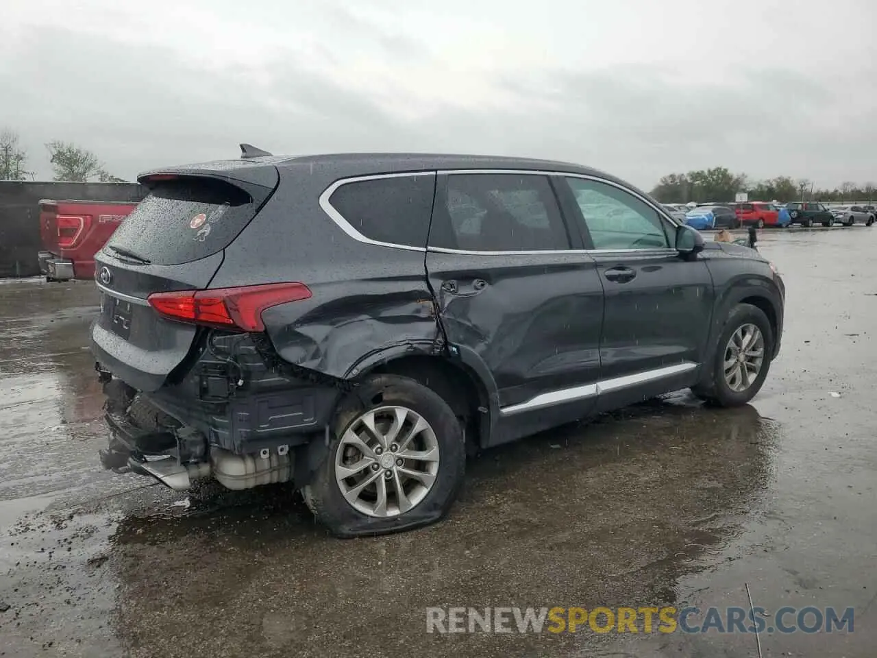 3 Photograph of a damaged car 5NMS33AD6LH285536 HYUNDAI SANTA FE 2020