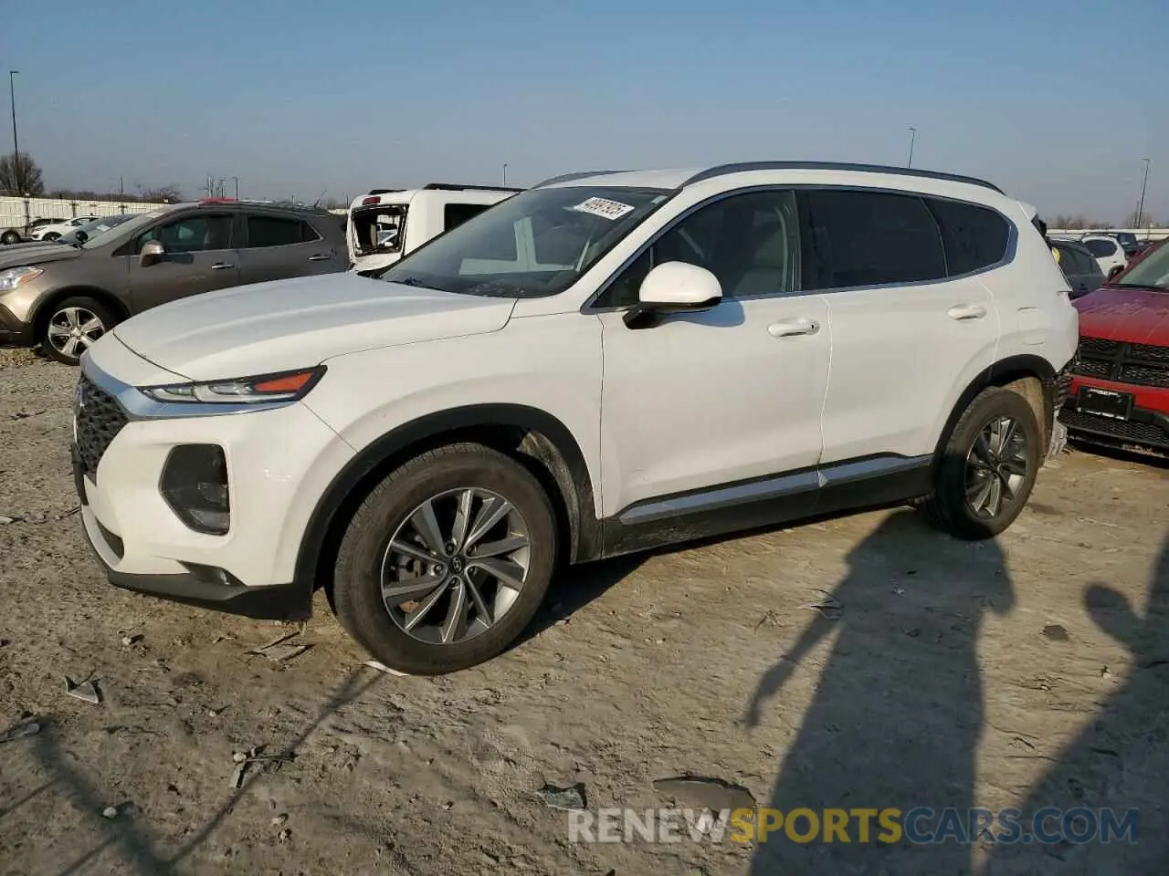 1 Photograph of a damaged car 5NMS33AD7LH143194 HYUNDAI SANTA FE 2020