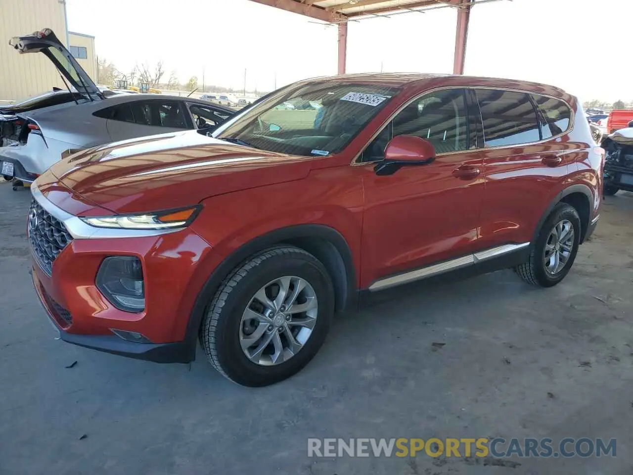 1 Photograph of a damaged car 5NMS33AD7LH154843 HYUNDAI SANTA FE 2020