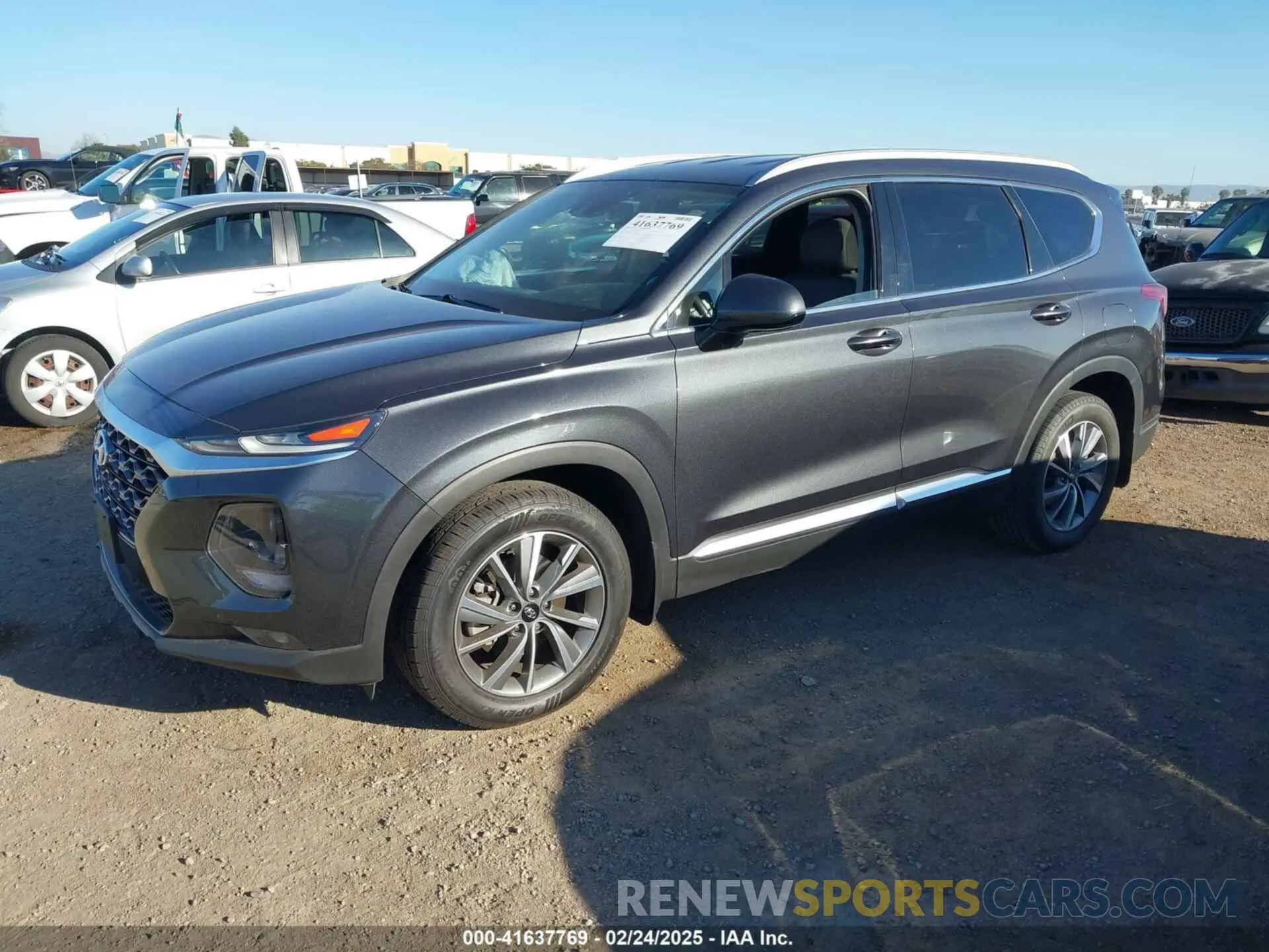 2 Photograph of a damaged car 5NMS33AD7LH184750 HYUNDAI SANTA FE 2020